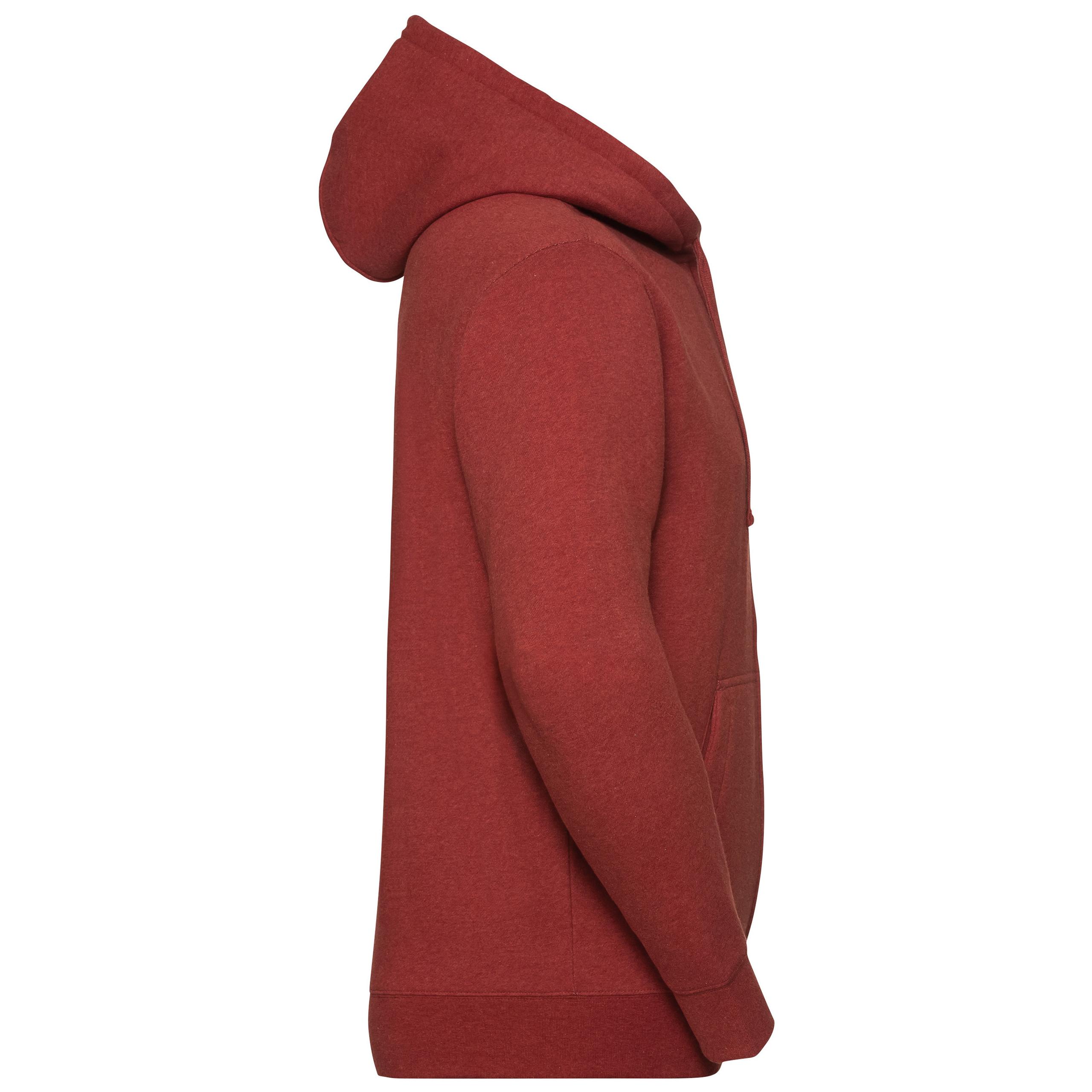 Russell - SWEAT-SHIRT ZIPPÉ CAPUCHE AUTHENTIC CHINÉ HOMME - Brick Red Melange - 3XL