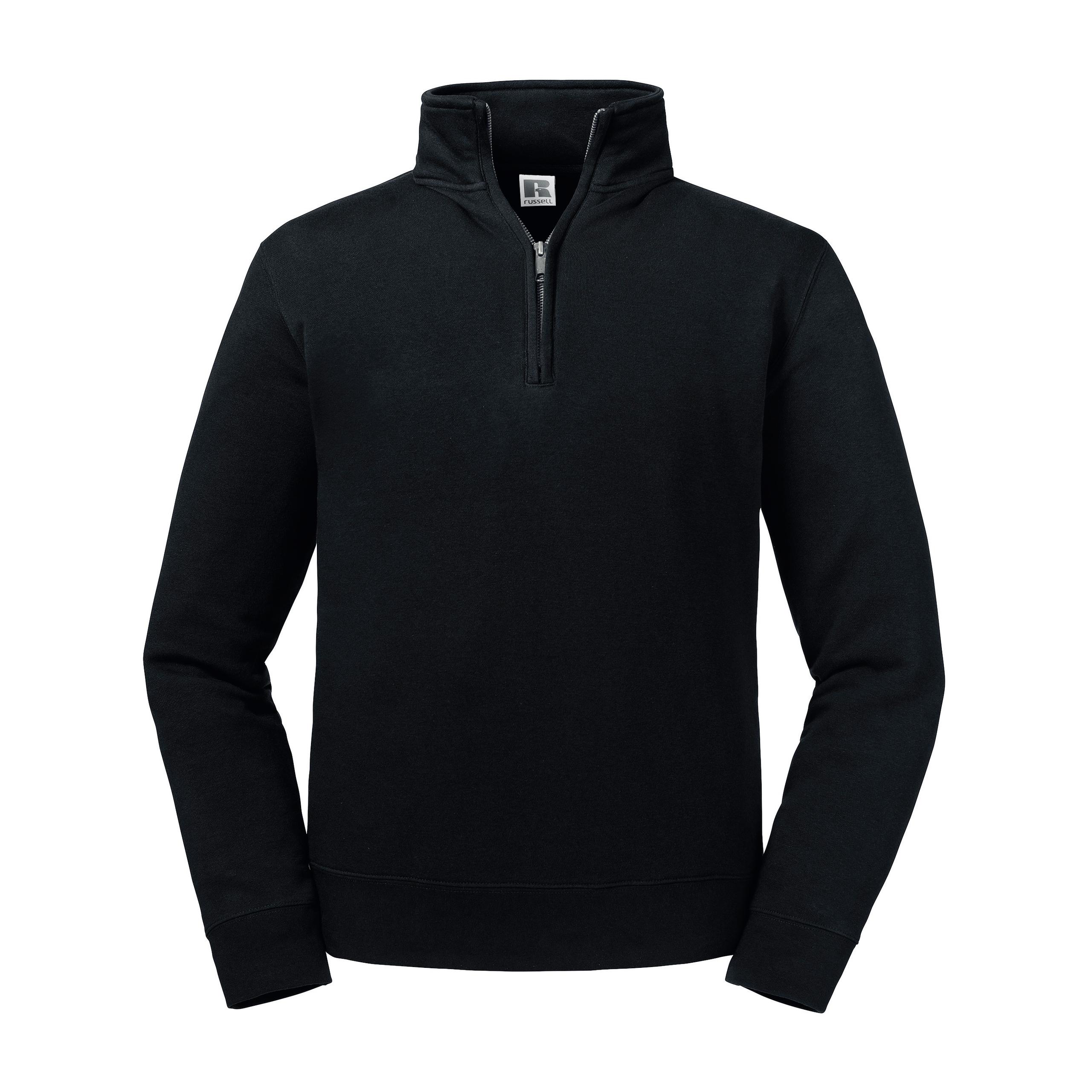 Russell - Sweat Col Zippé Authentic - Black - 3XL