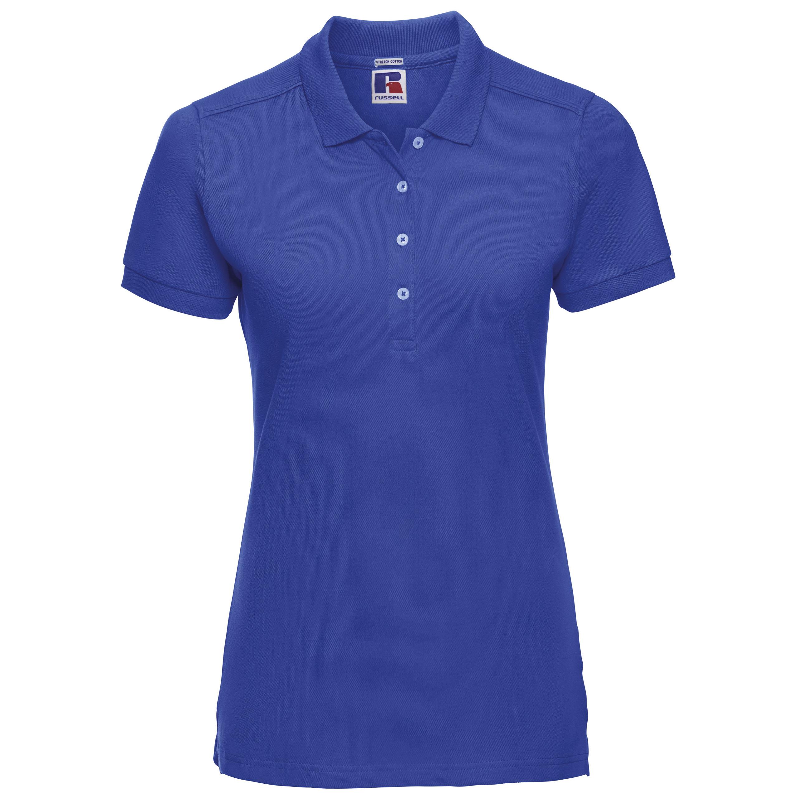 Russell - Polo Stretch Femme - Azure blue - L