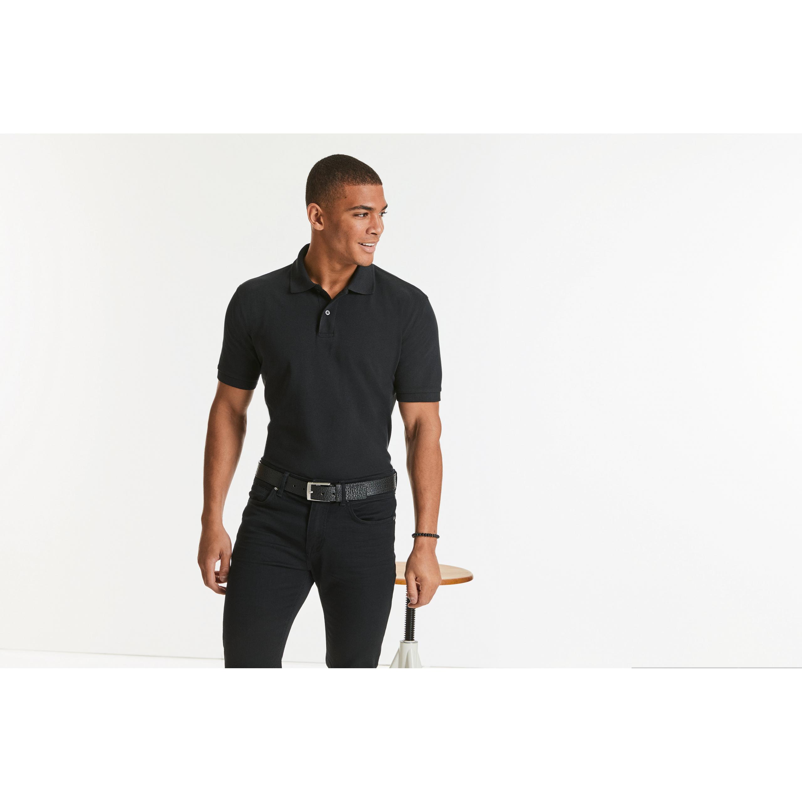 Russell - POLO HOMME CLASSIC - Black - 3XL