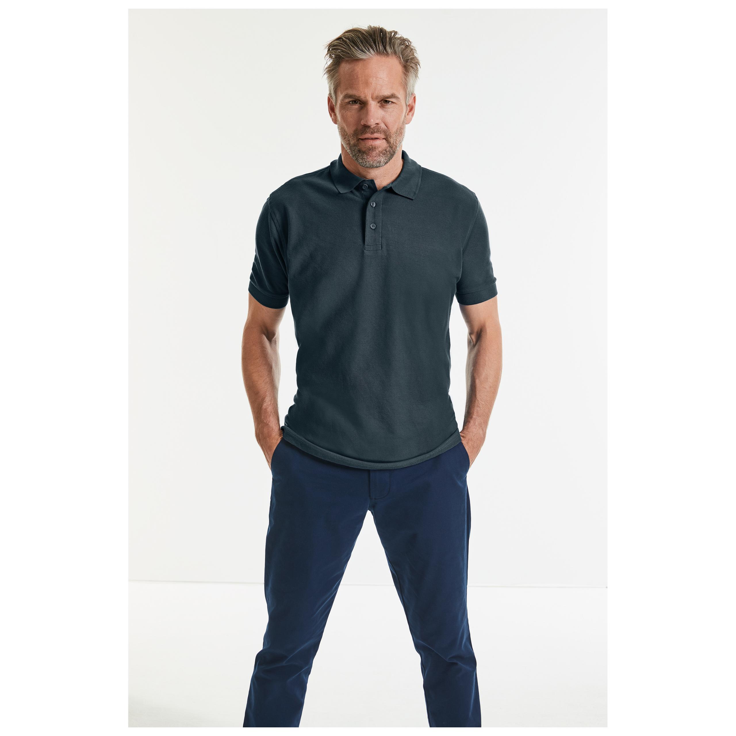 Russell - POLO HOMME ULTIMATE - Black - 3XL