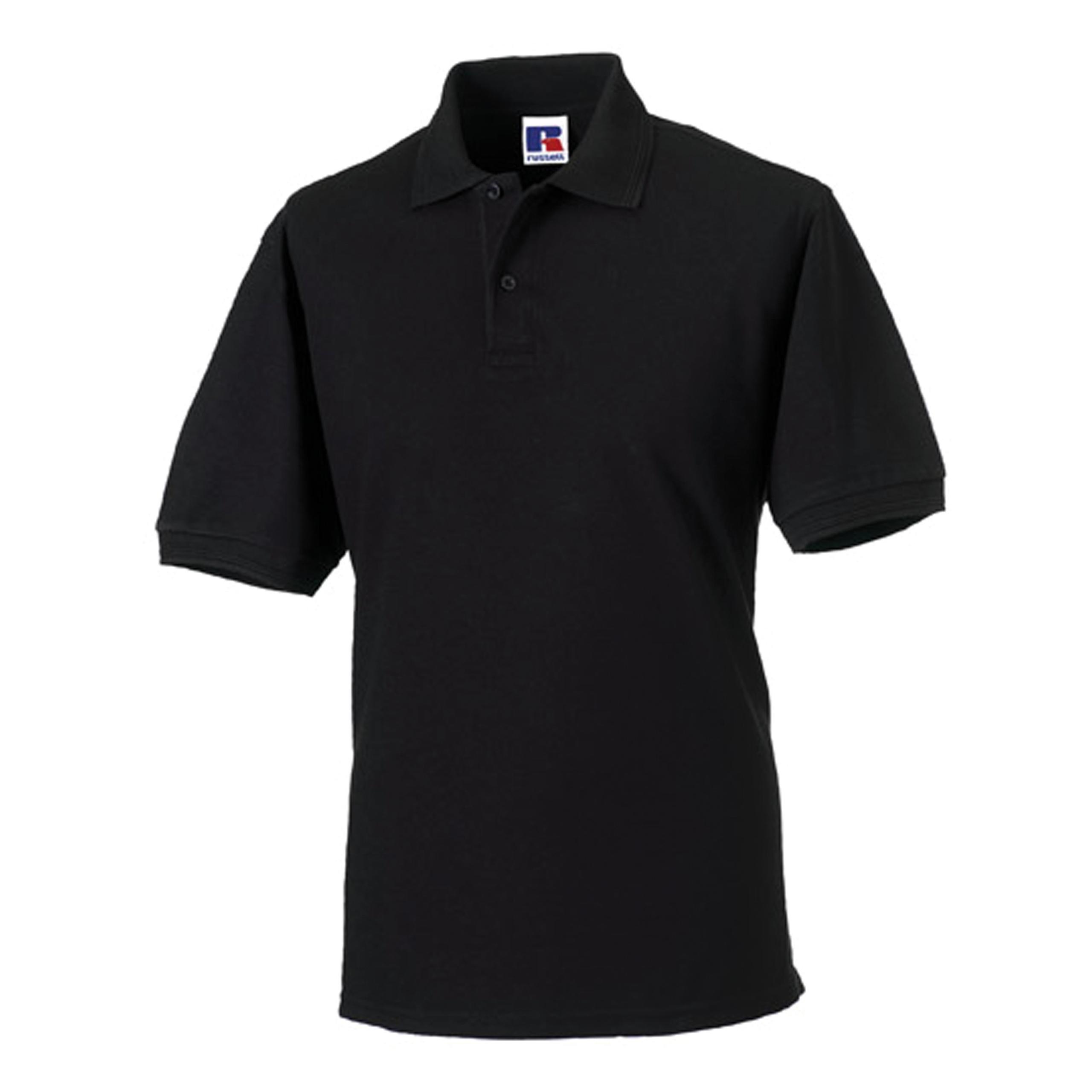 Russell - POLO HEAVY DUTY - Black - 3XL