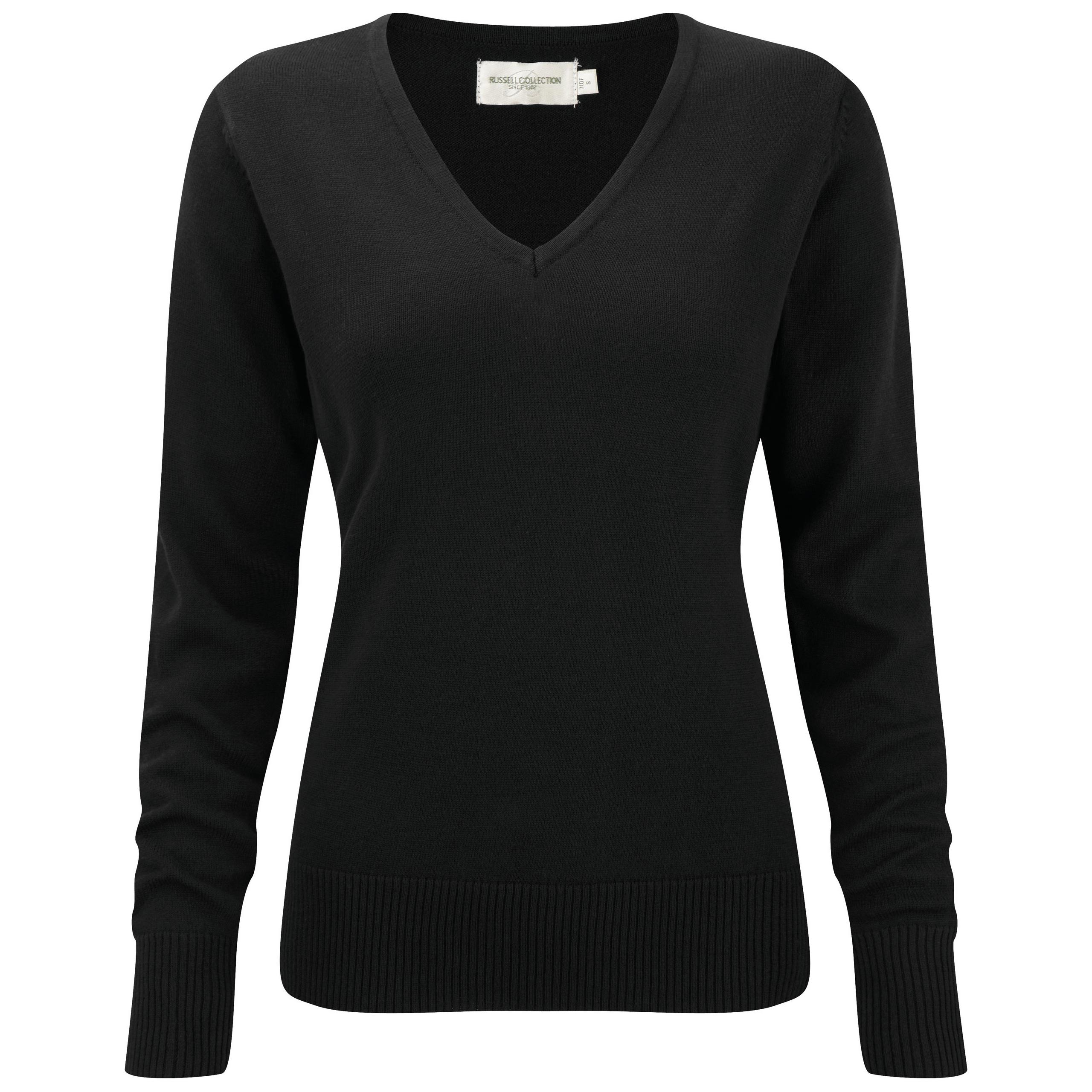 Russell - PULLOVER FEMME COL V - Black - S