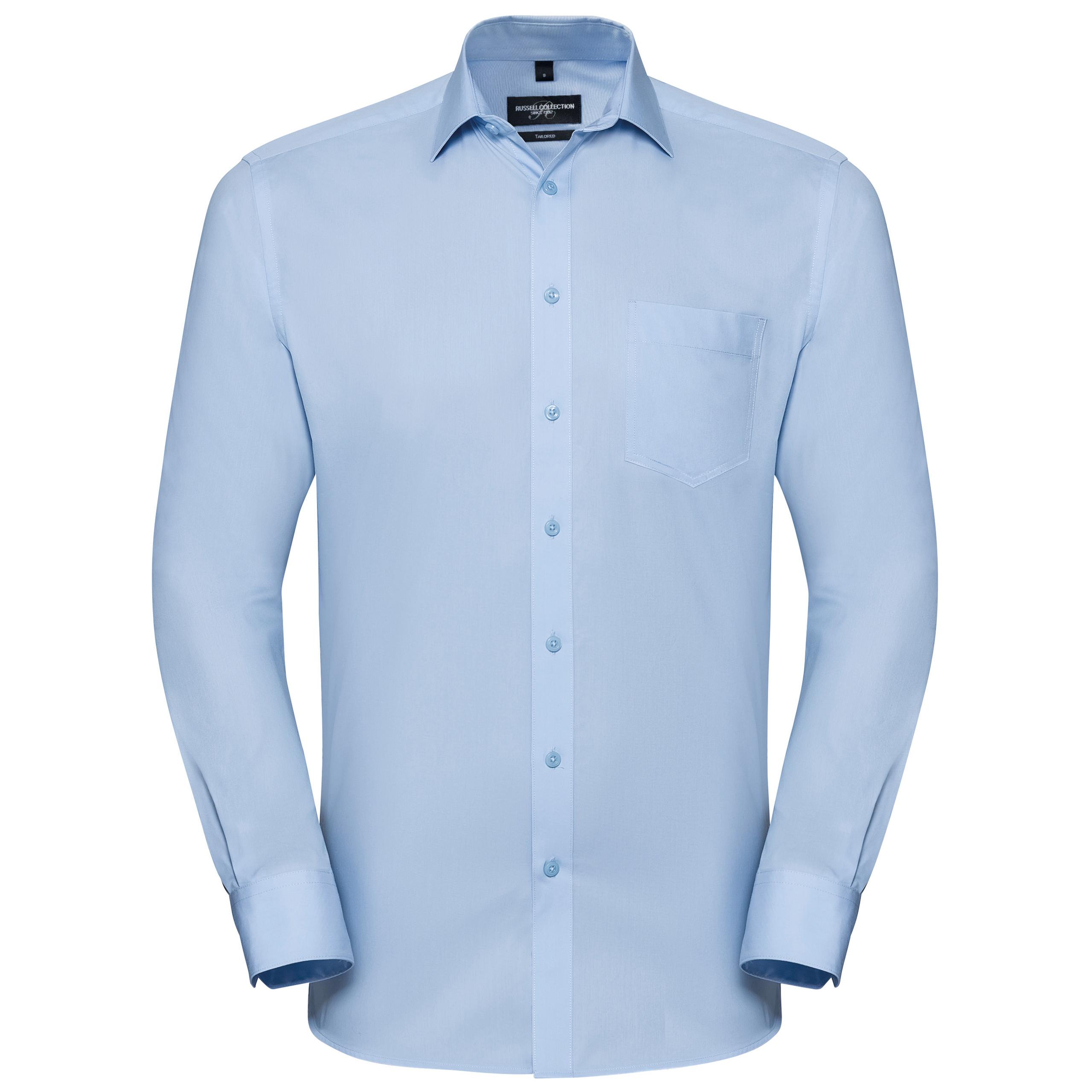 Russell - CHEMISE COOLMAX® MANCHES LONGUES - Light Blue - 3XL