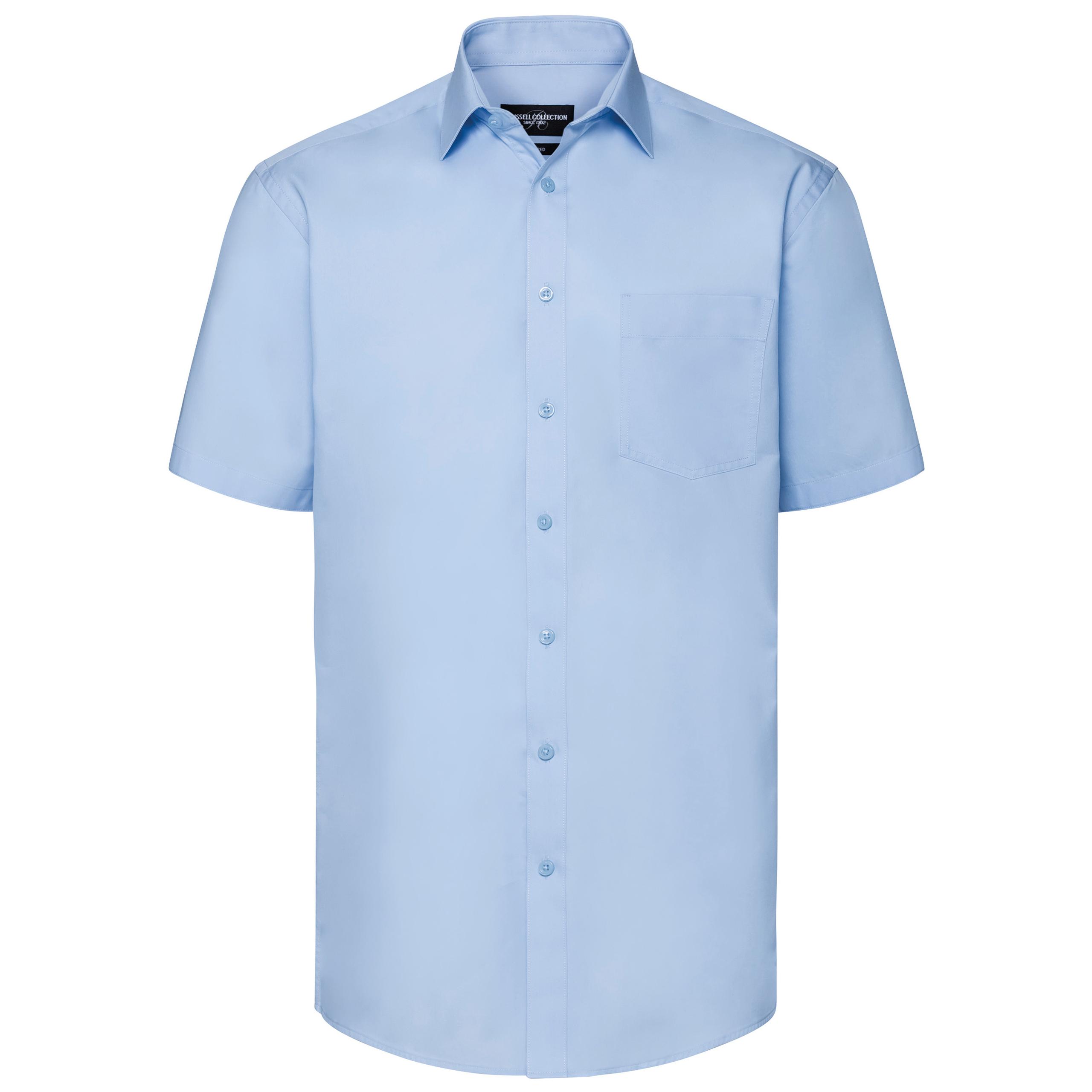 Russell - CHEMISE COOLMAX® MANCHES COURTES - Light Blue - 3XL