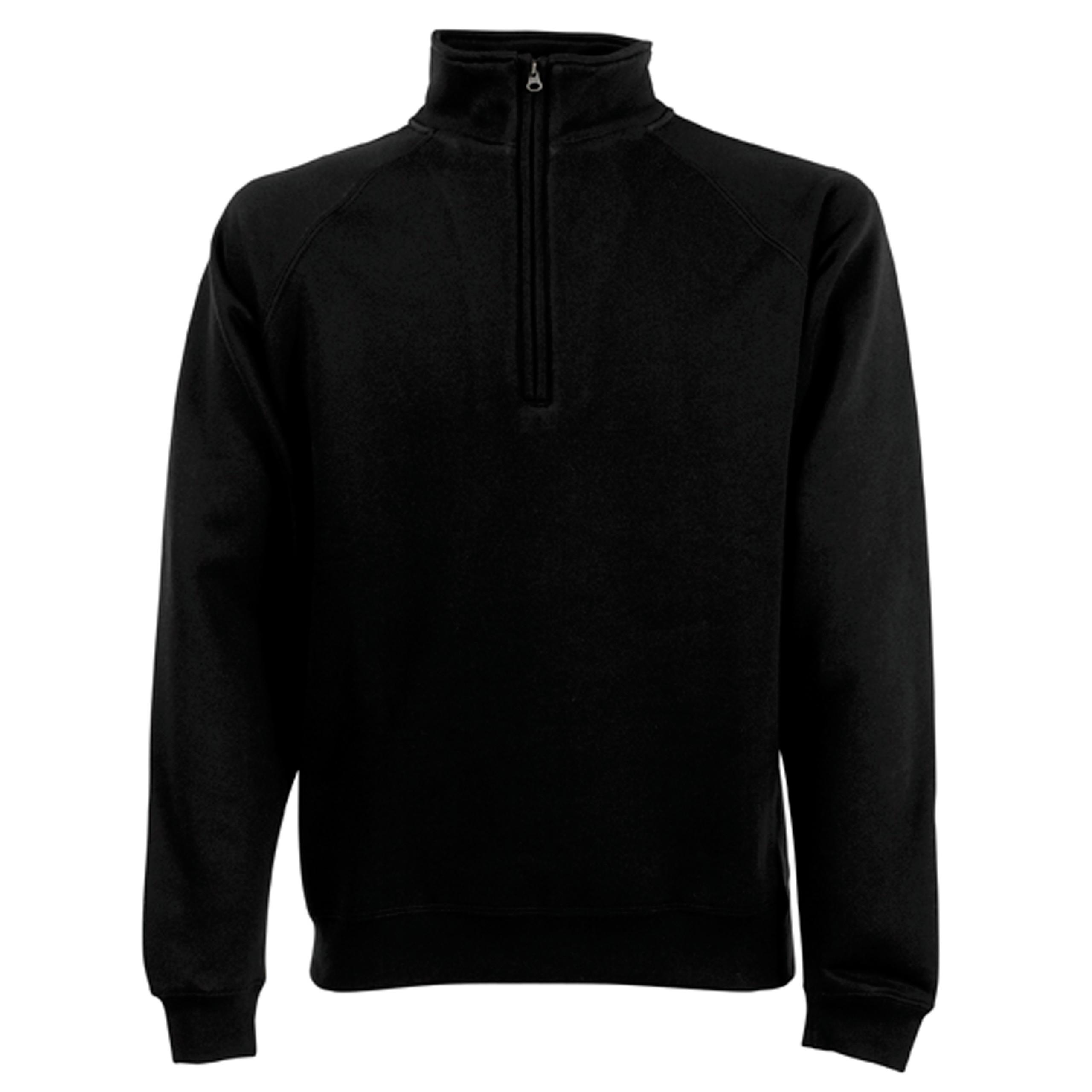 Fruit of the Loom - SWEAT-SHIRT COL ZIPPÉ PREMIUM (62-032-0) - Black - XXL