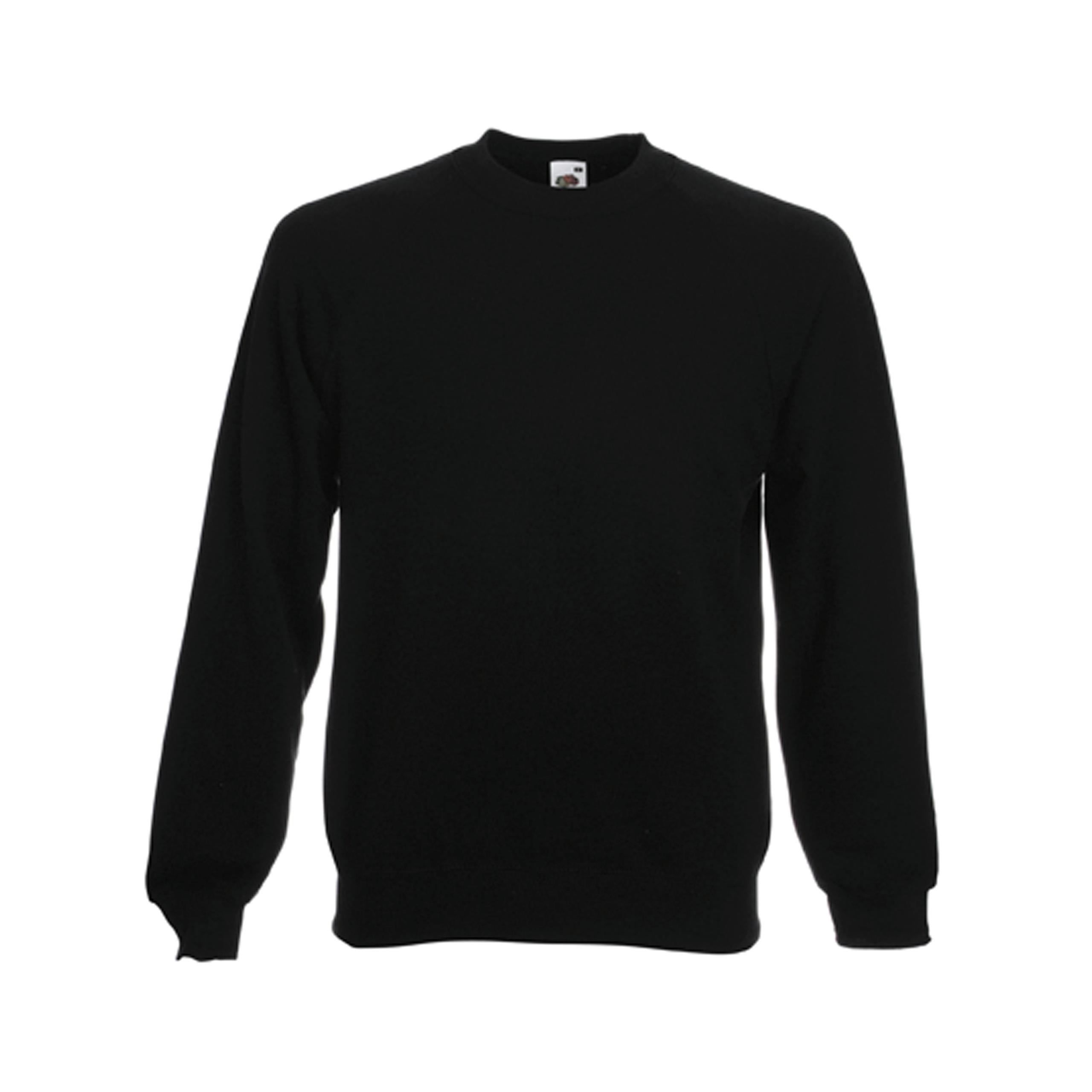 Fruit of the Loom - SWEAT-SHIRT MANCHES RAGLAN (62-216-0) - Black - 3XL