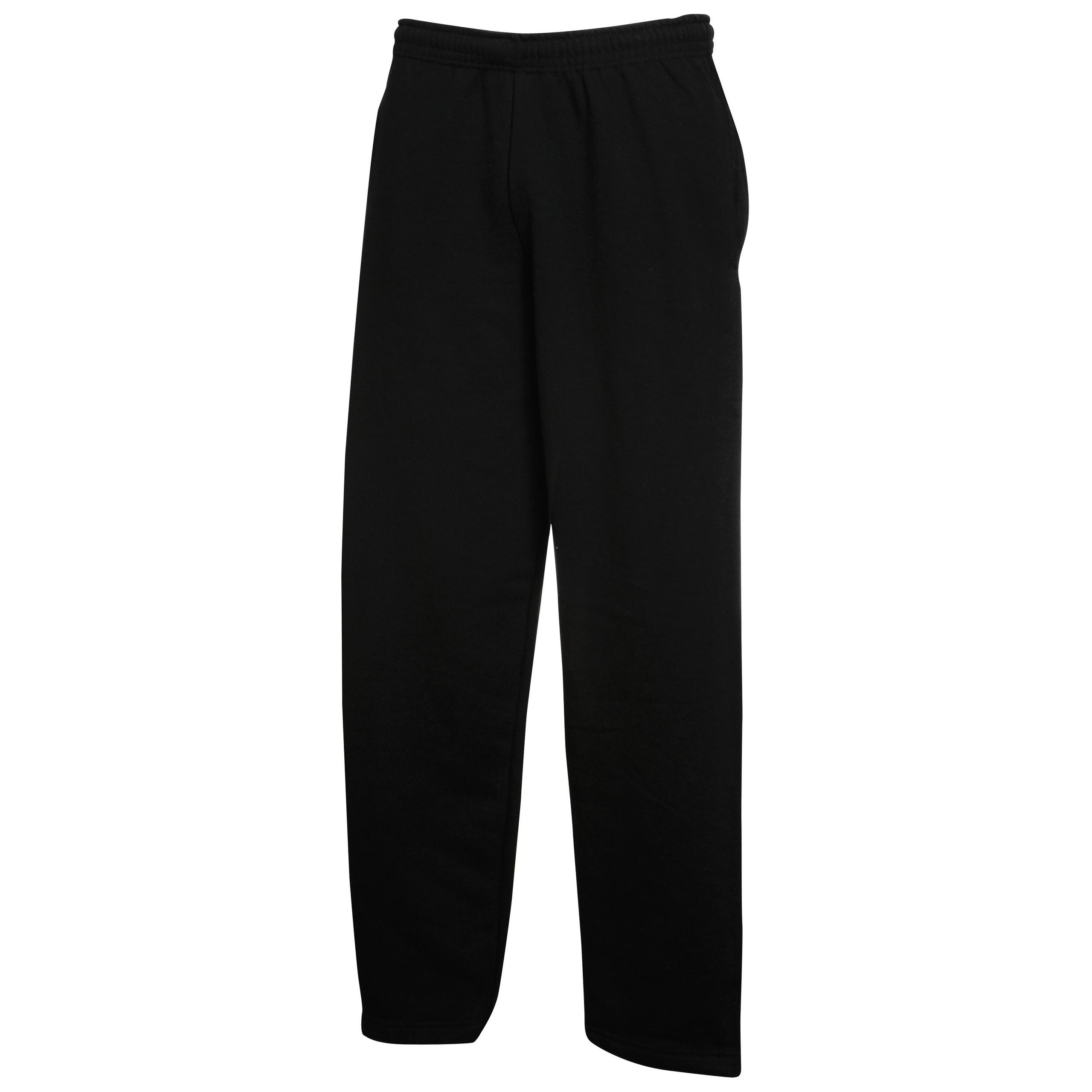 Fruit of the Loom - PANTALON DE JOGGING BAS DROIT (64-032-0) - Black - 3XL