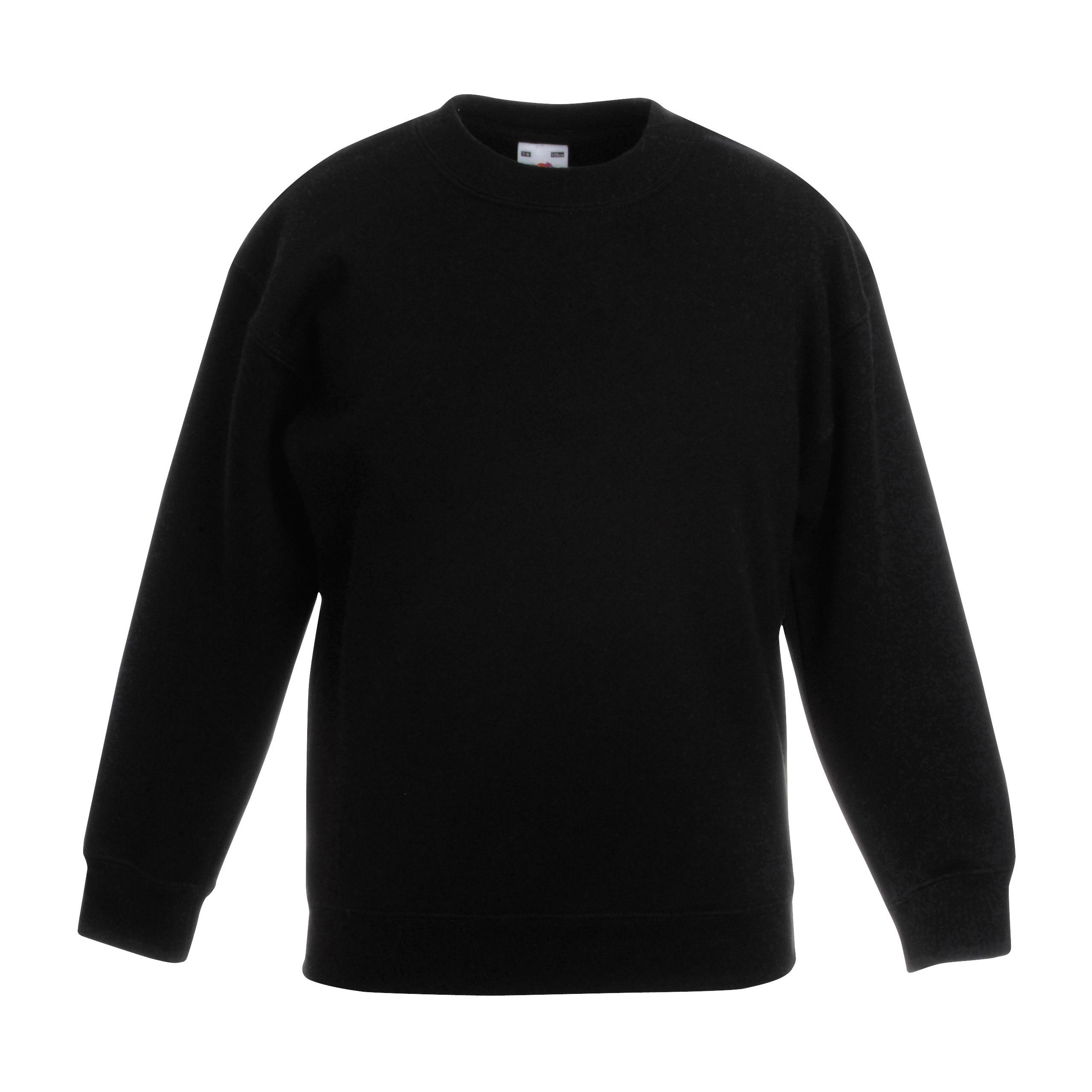 Fruit of the Loom - SWEAT-SHIRT ENFANT COL ROND CLASSIC (62-041-0) - Black - 3/4 ans