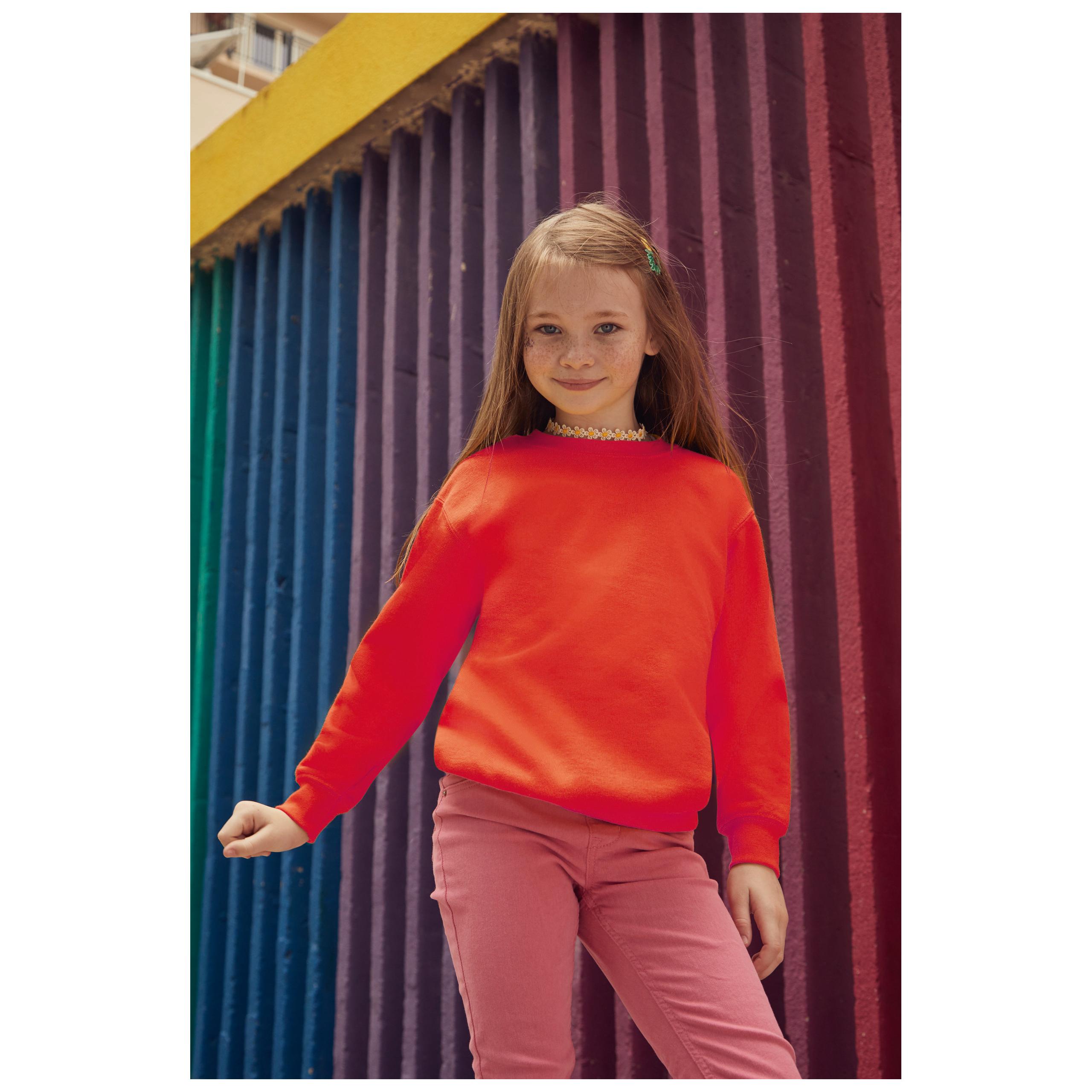 Fruit of the Loom - SWEAT-SHIRT ENFANT COL ROND CLASSIC (62-041-0) - Black - 3/4 ans