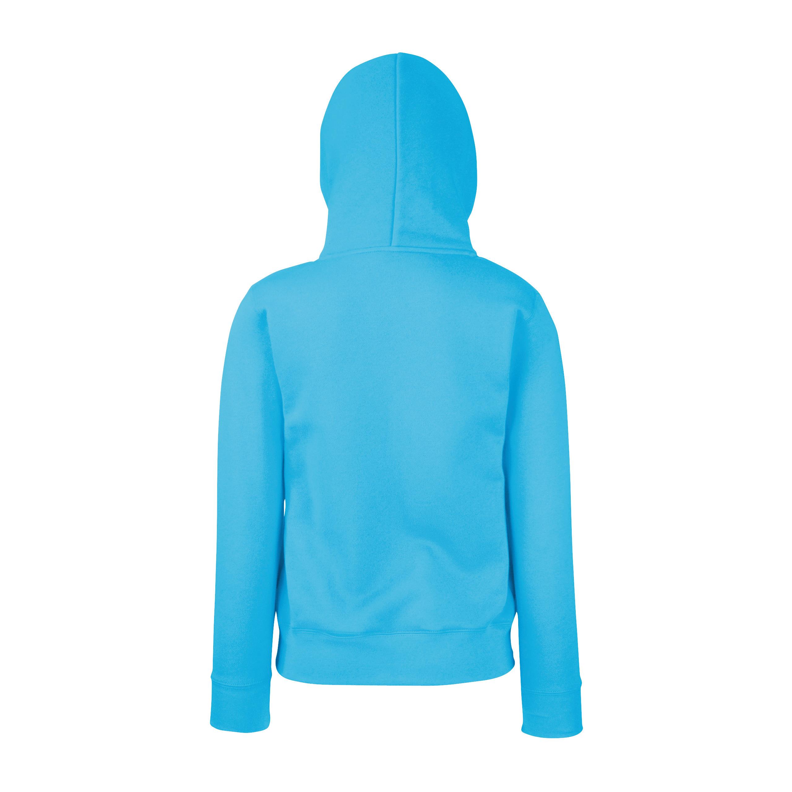 Fruit of the Loom - SWEAT-SHIRT FEMME ZIPPÉ CAPUCHE PREMIUM (62-118-0) - Azur Blue - S