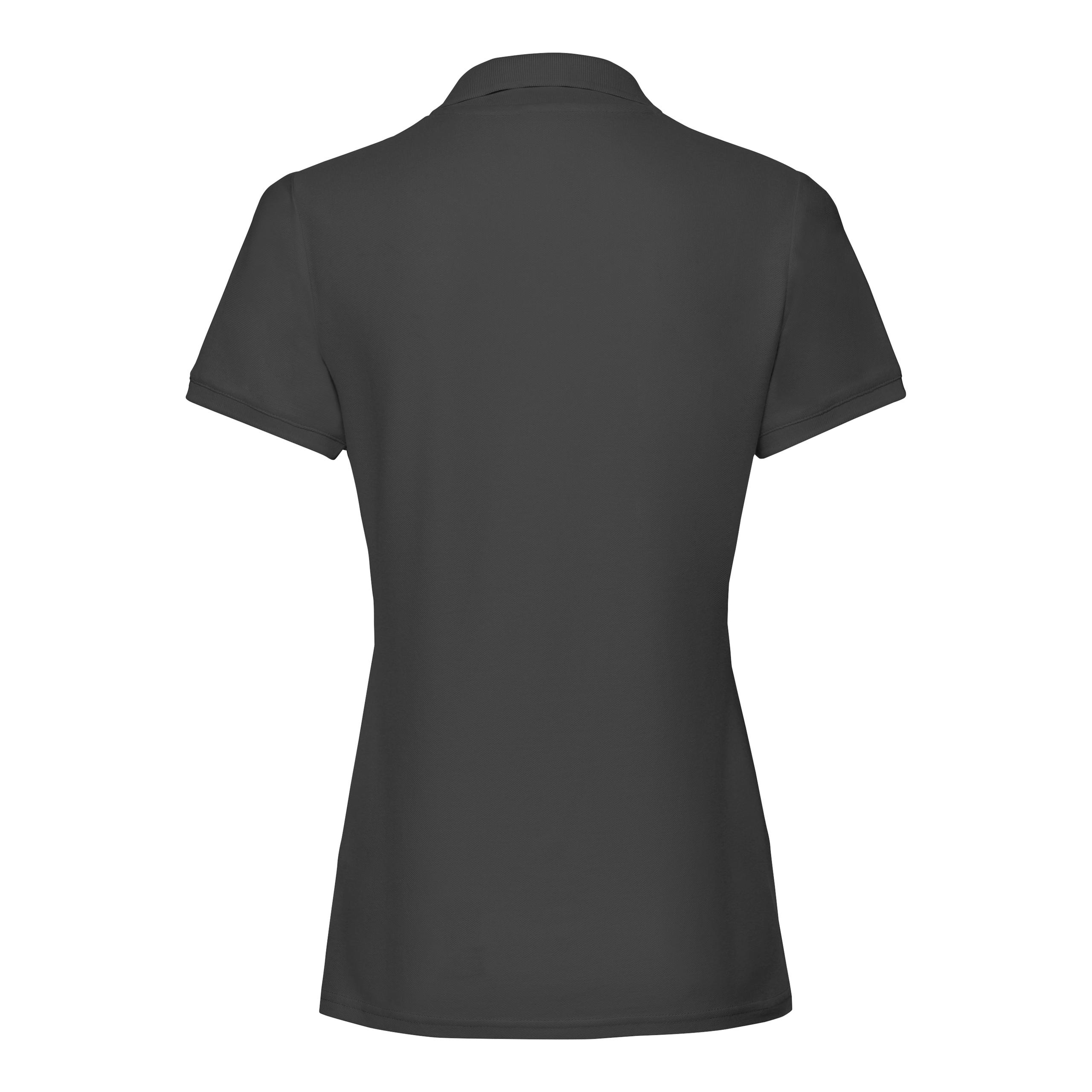 Fruit of the Loom - Polo Femme Premium - Black - S