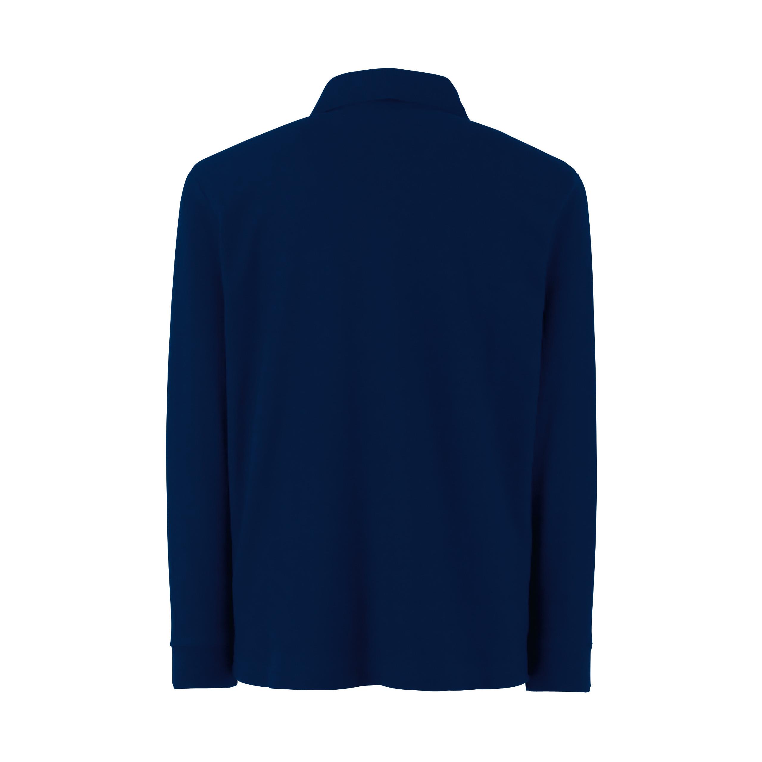 Fruit of the Loom - Polo enfant 65/35 manches longues - Deep Navy - 12/13 ans