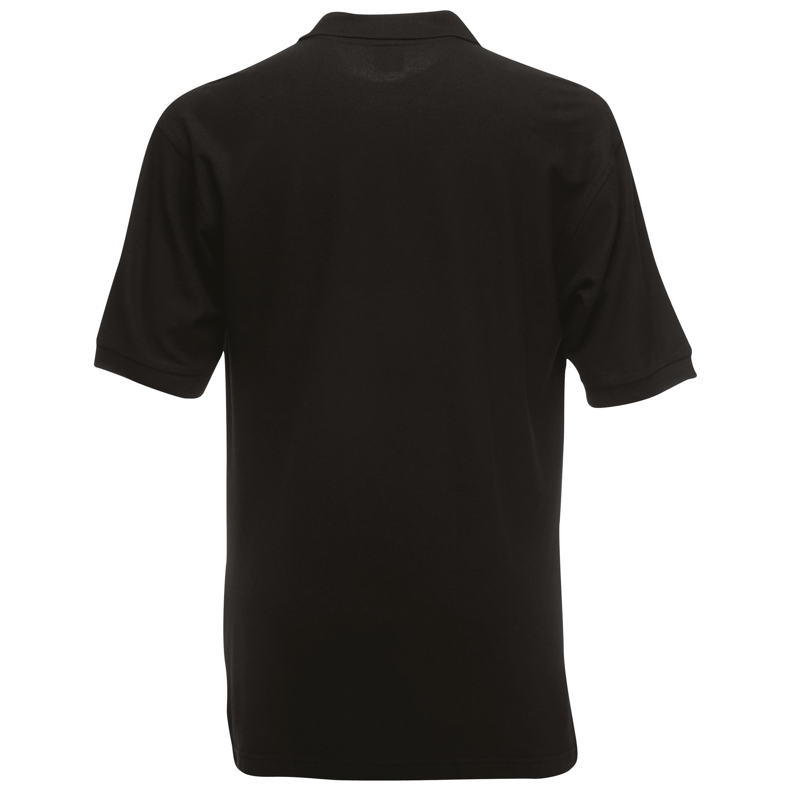 Fruit of the Loom - Polo 65/35 avec poche - Black - 3XL