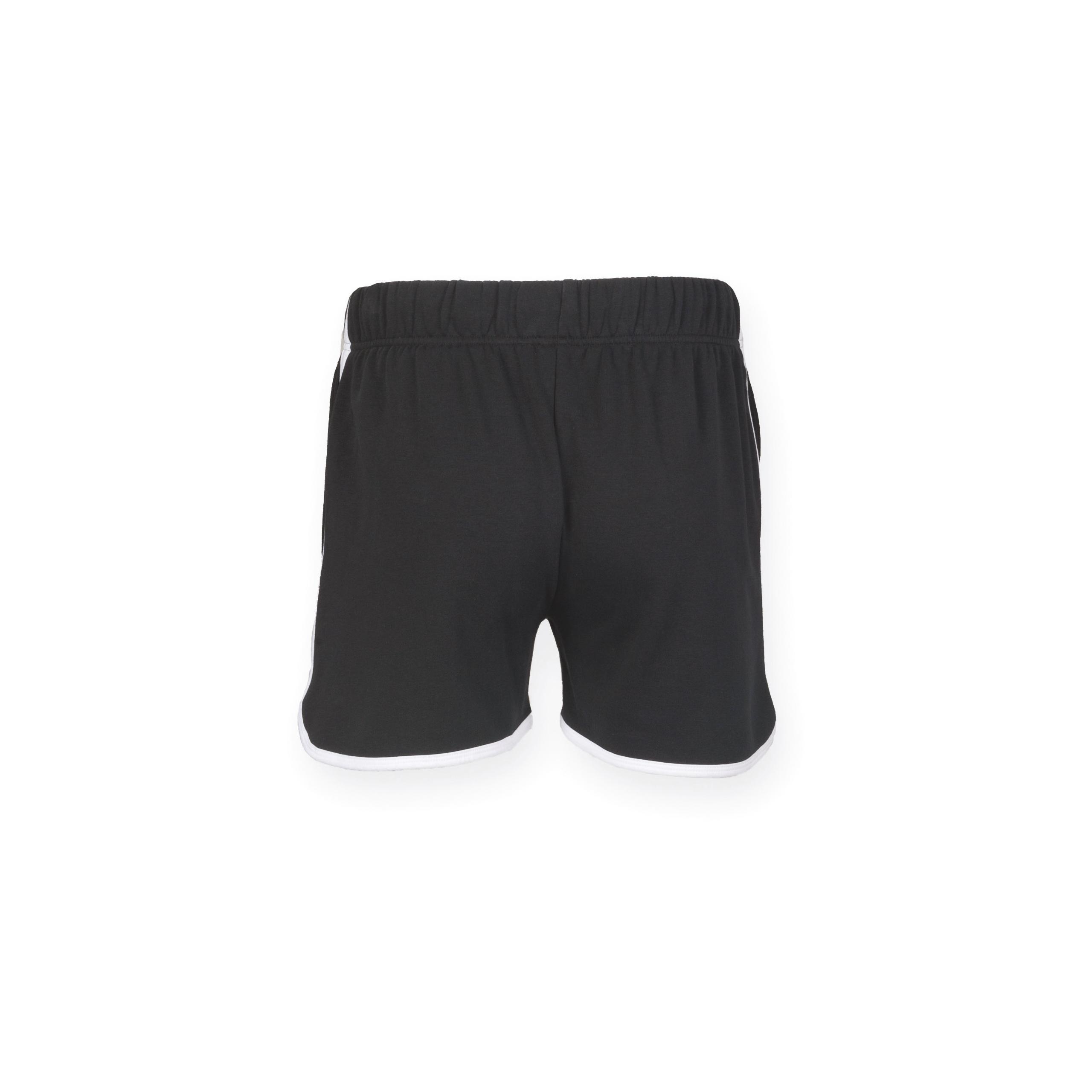 Skinni Fit - Short homme rétro - Black / White - L