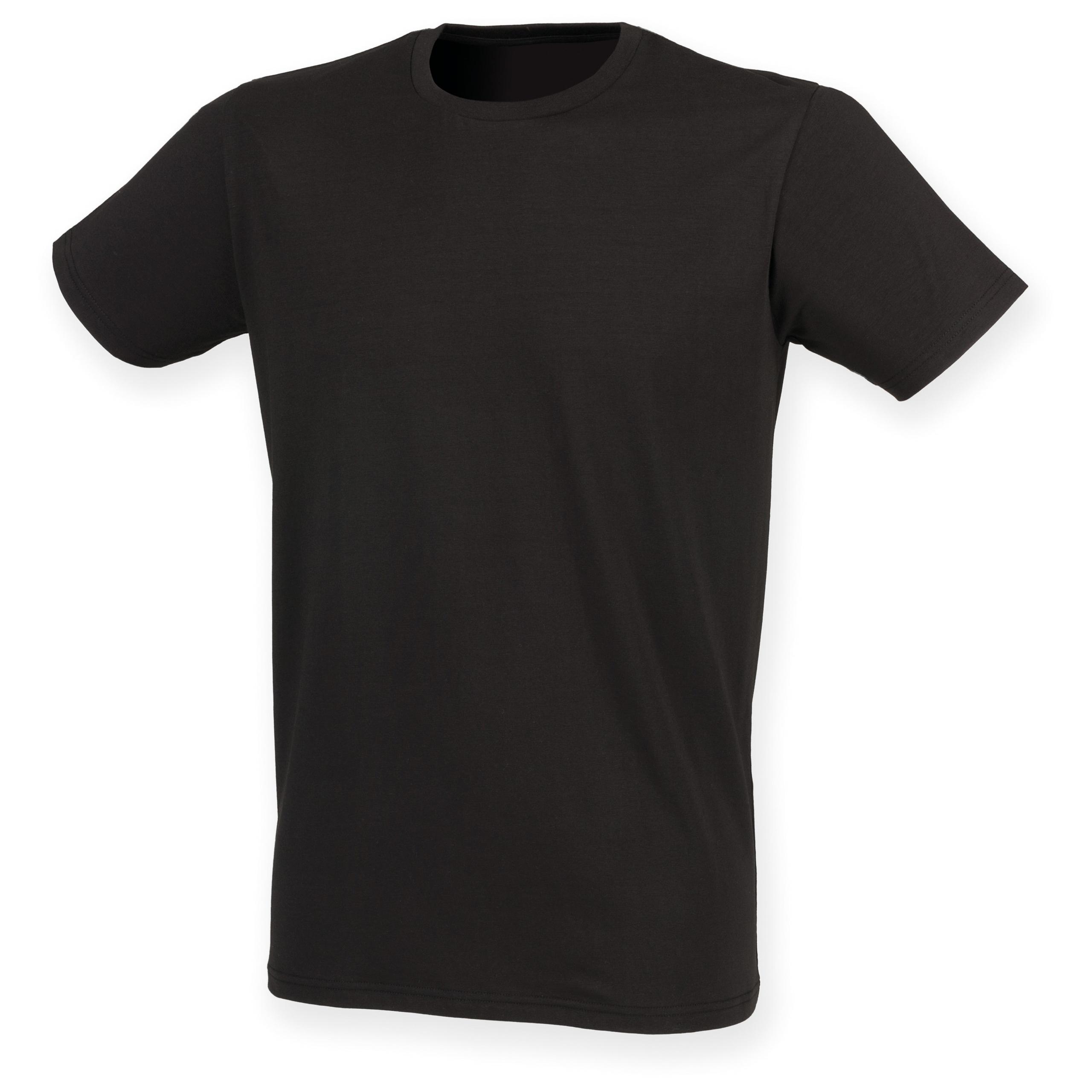 Skinni Fit - T-SHIRT HOMME COL ROND FEEL GOOD - Black - S