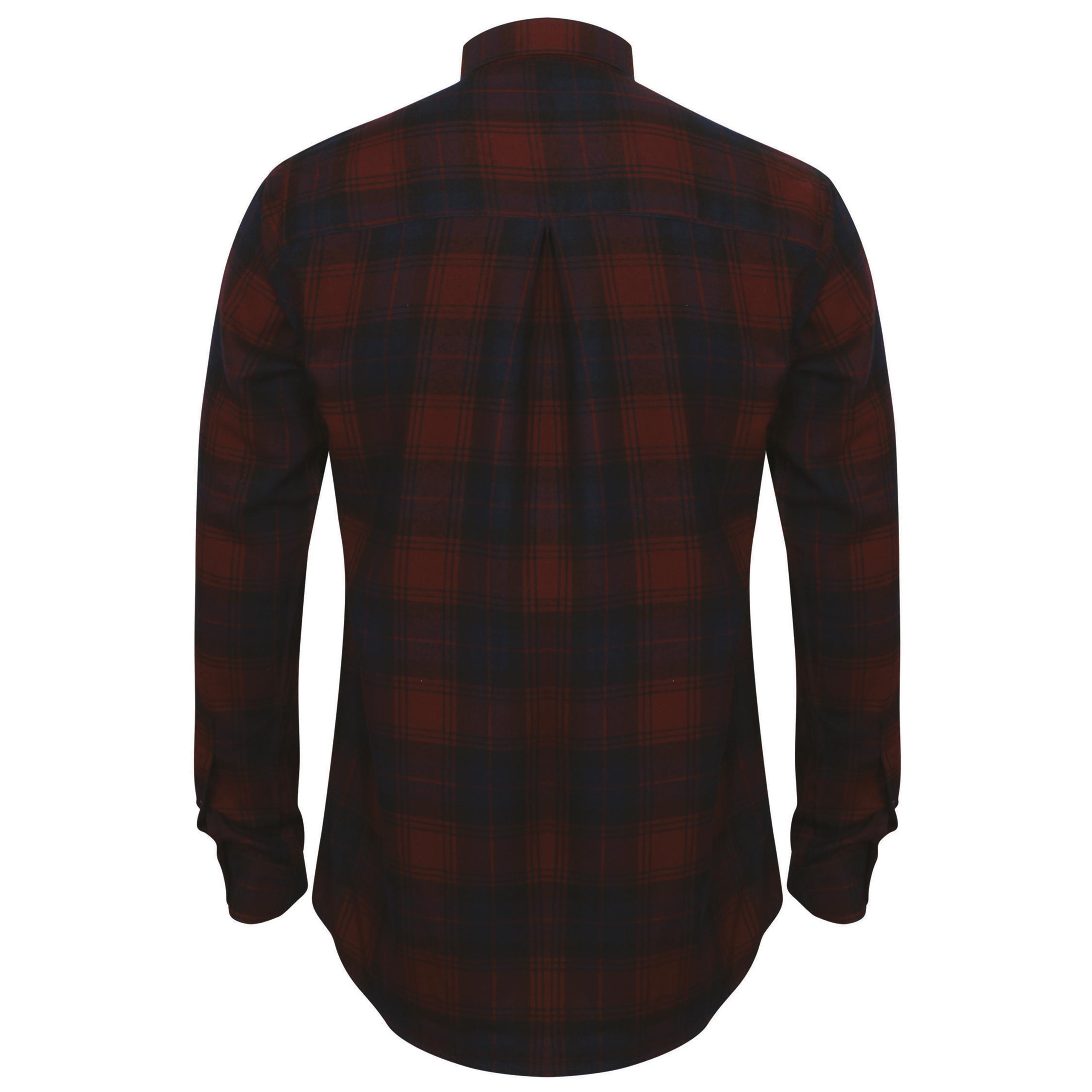 Skinni Fit - Chemise à carreaux - Burgundy Check - L