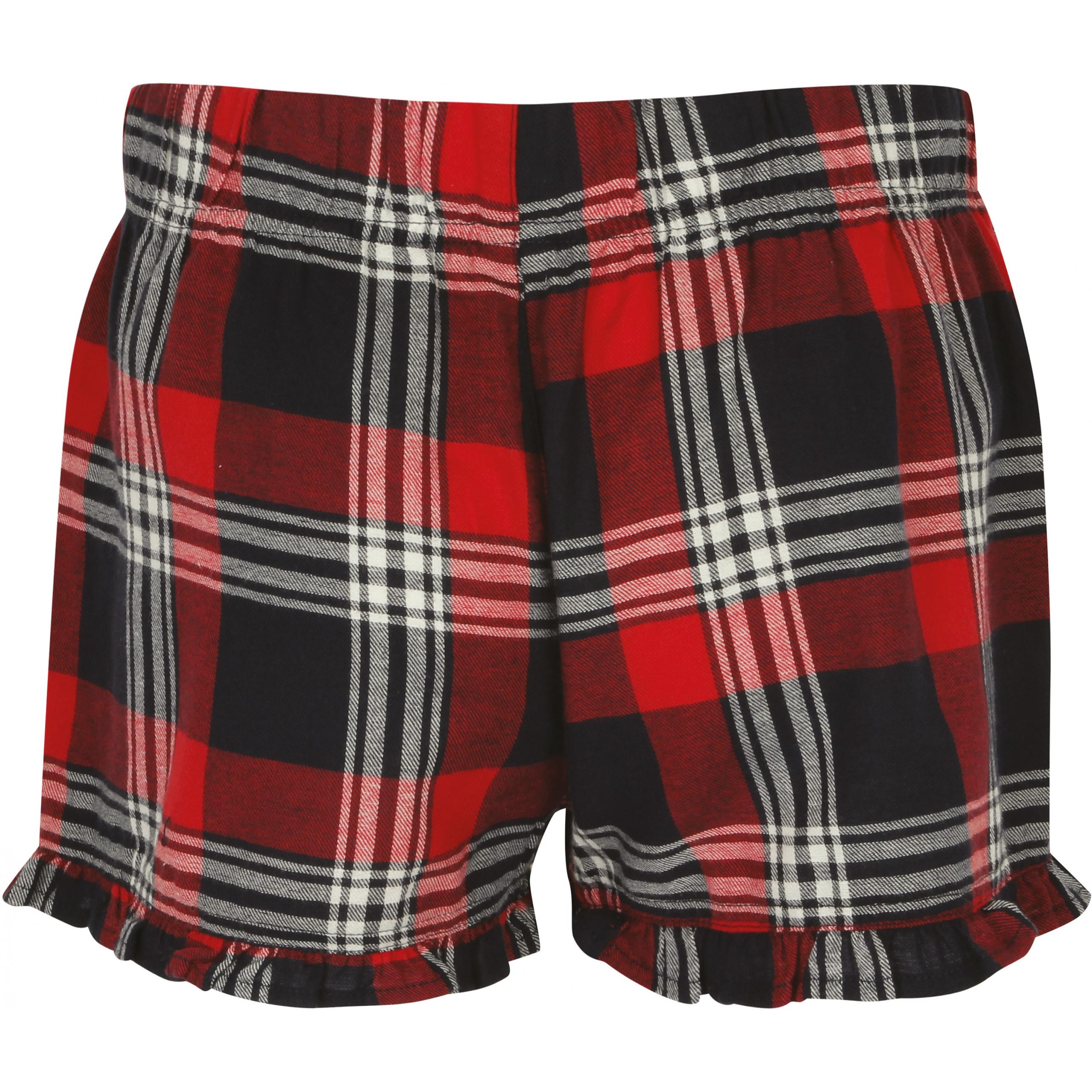 Skinni Fit - Short femme à motif tartan - Red / Navy Check - XXS