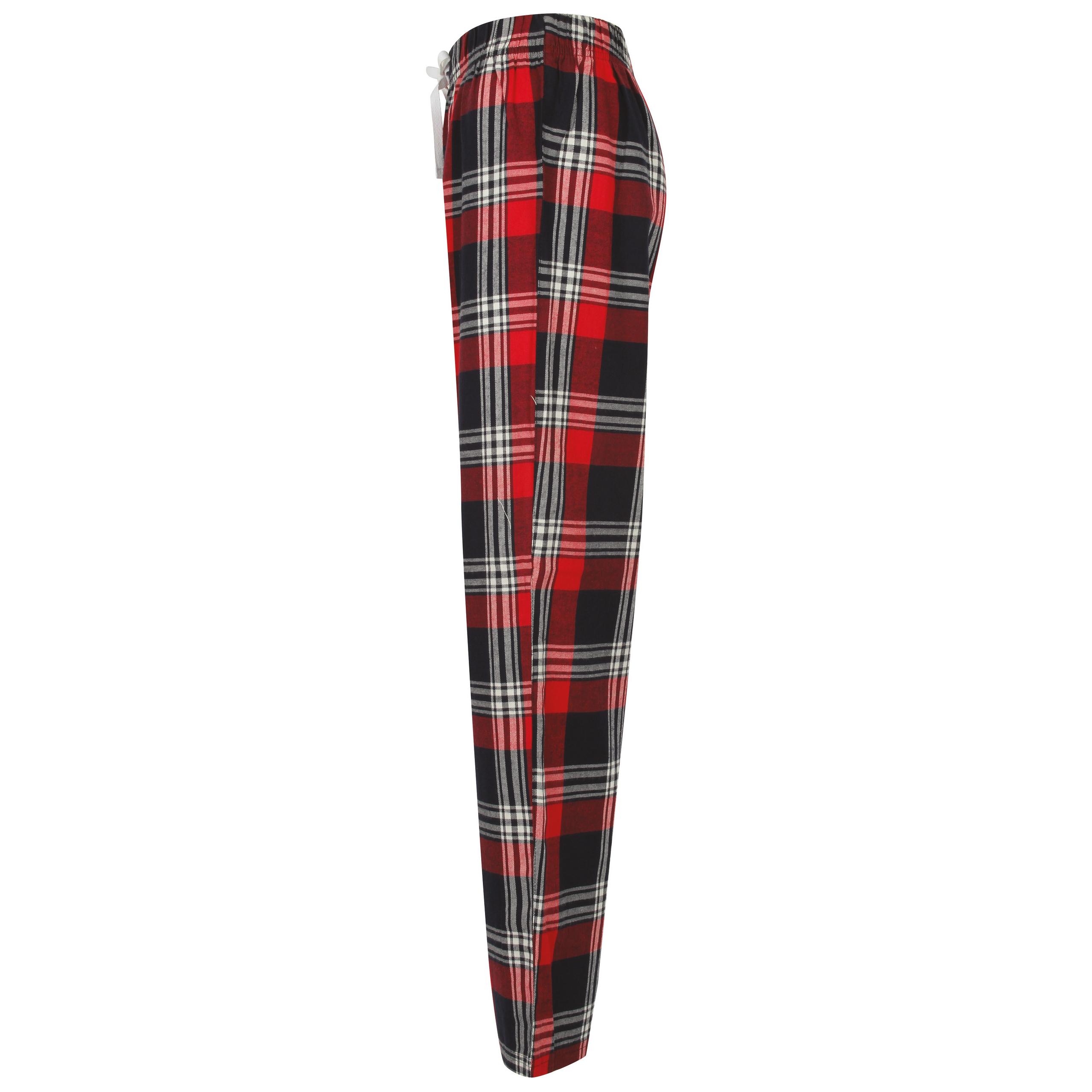 Skinni Fit - Pantalon femme à motif tartan - Red / Navy Check - XXS