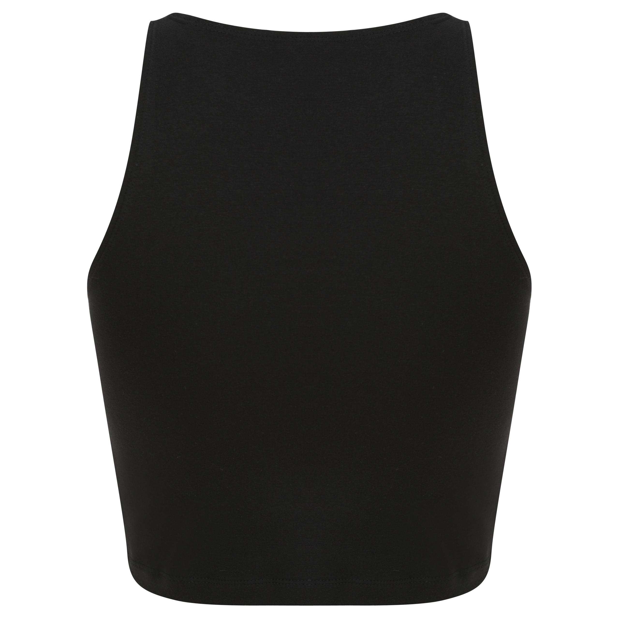 Skinni Fit - Top court femme - Black - XS