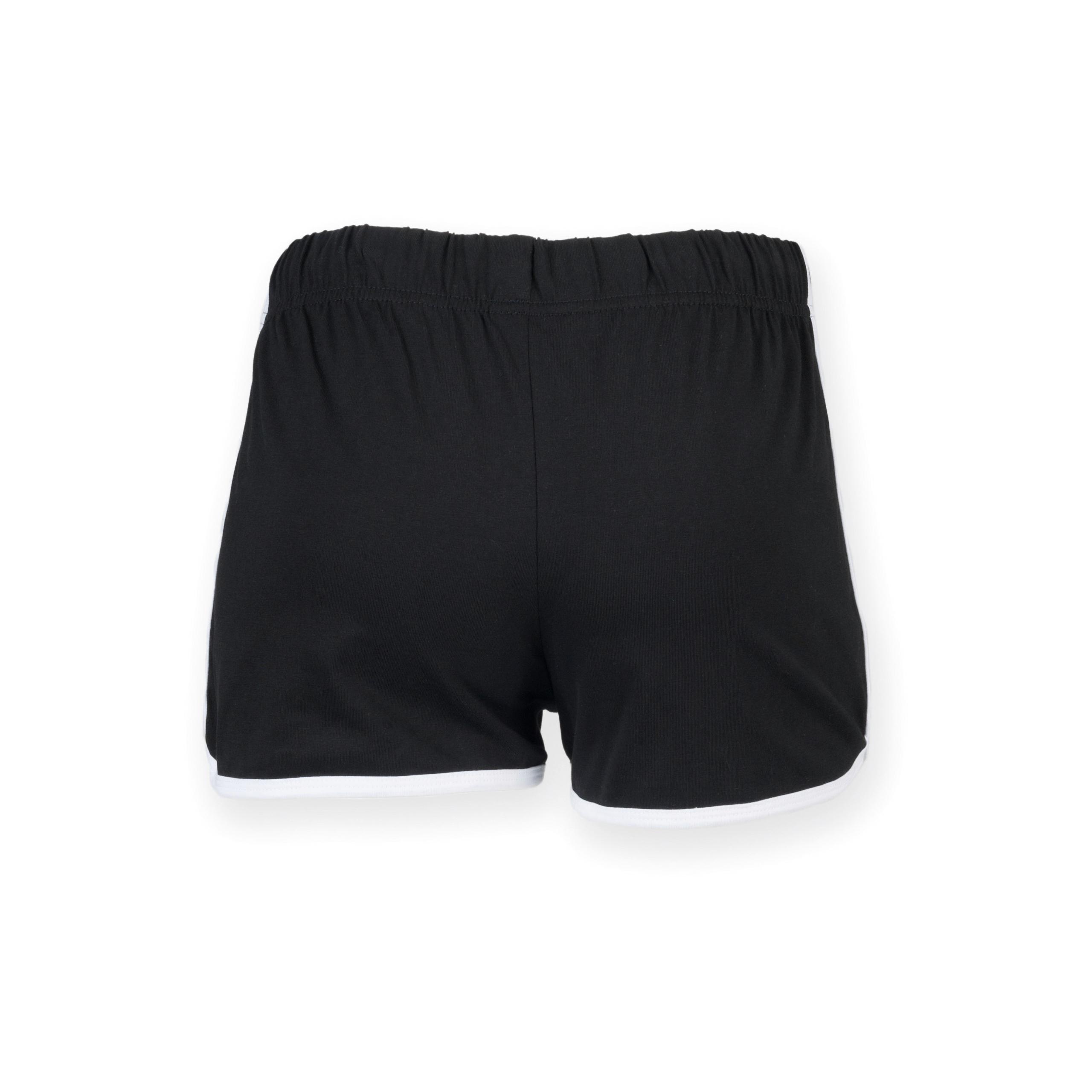 Skinni Fit - SHORT ENFANT RETRO - Black / White - 11/12 ans