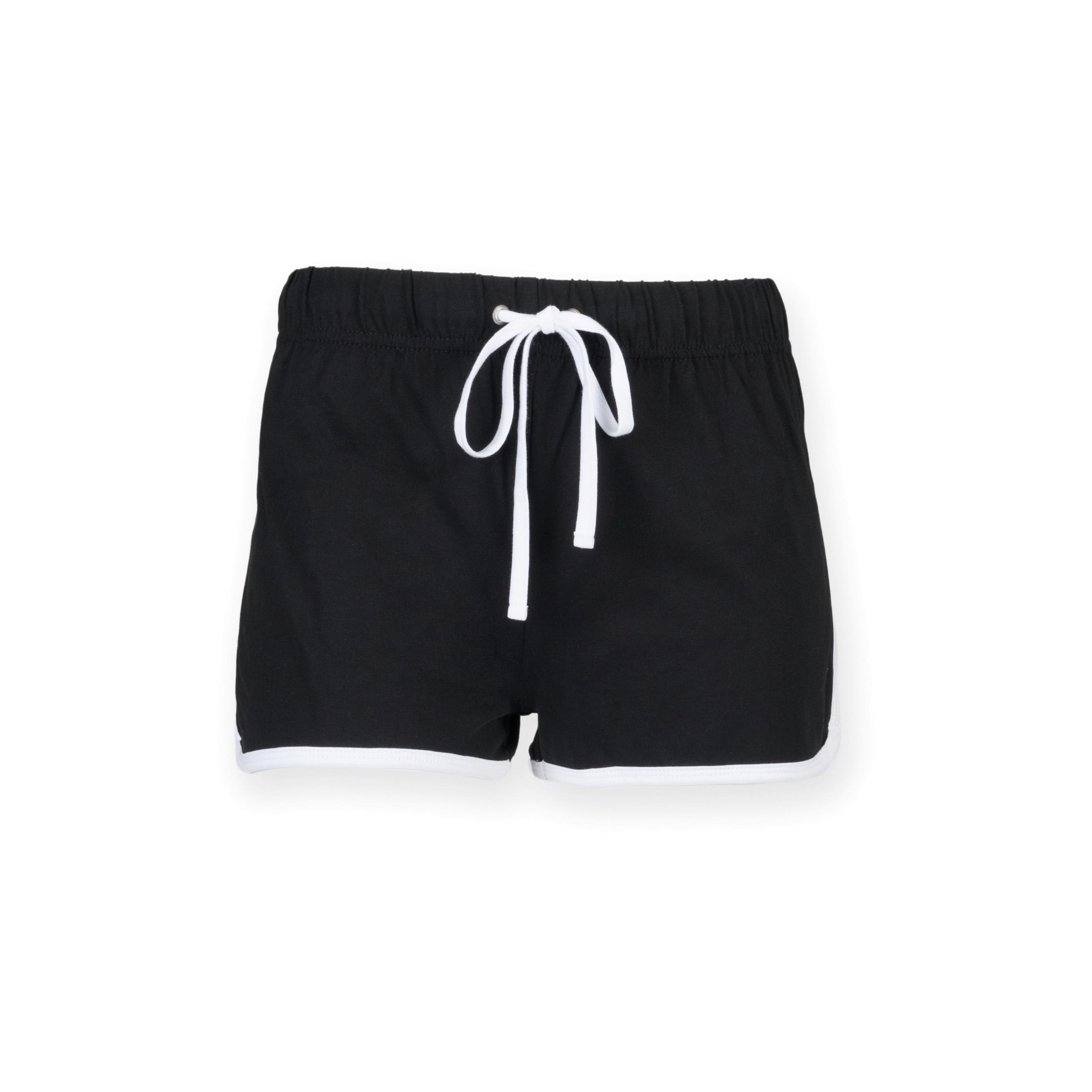 Skinni Fit - SHORT ENFANT RETRO - Black / White - 11/12 ans