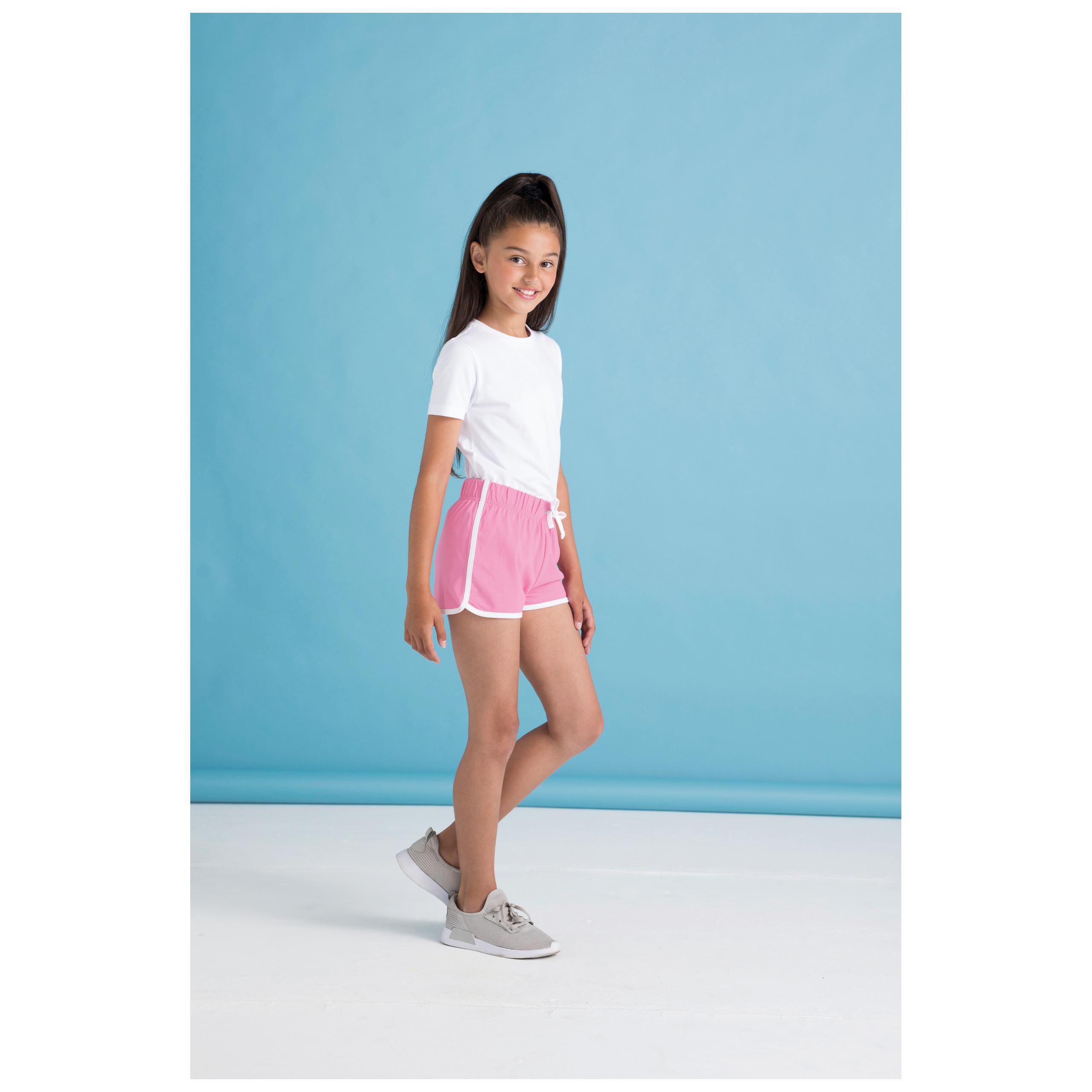 Skinni Fit - SHORT ENFANT RETRO - Black / White - 11/12 ans