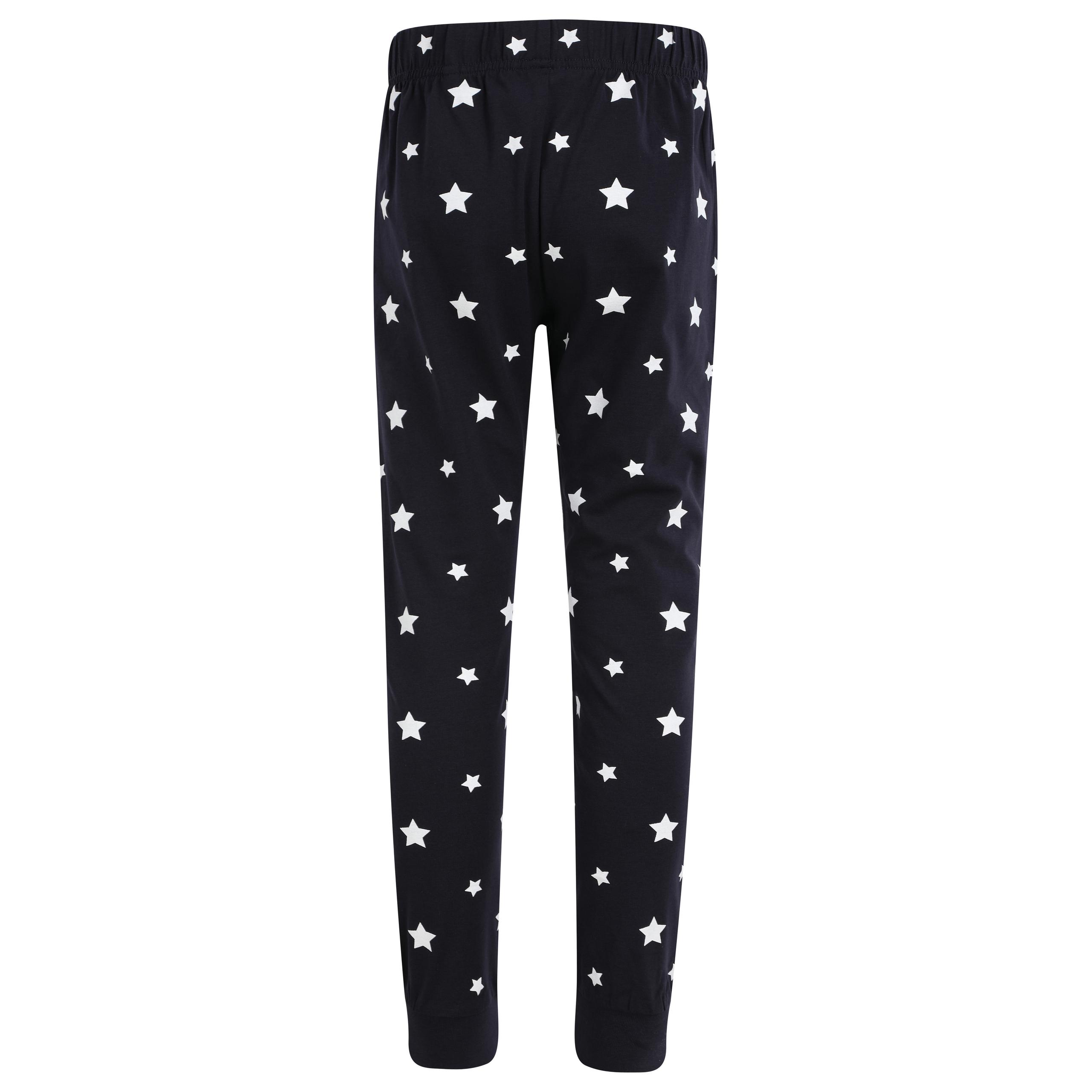 Skinni Fit - Pantalon de pyjama enfant - Navy / White - 5/6 ans