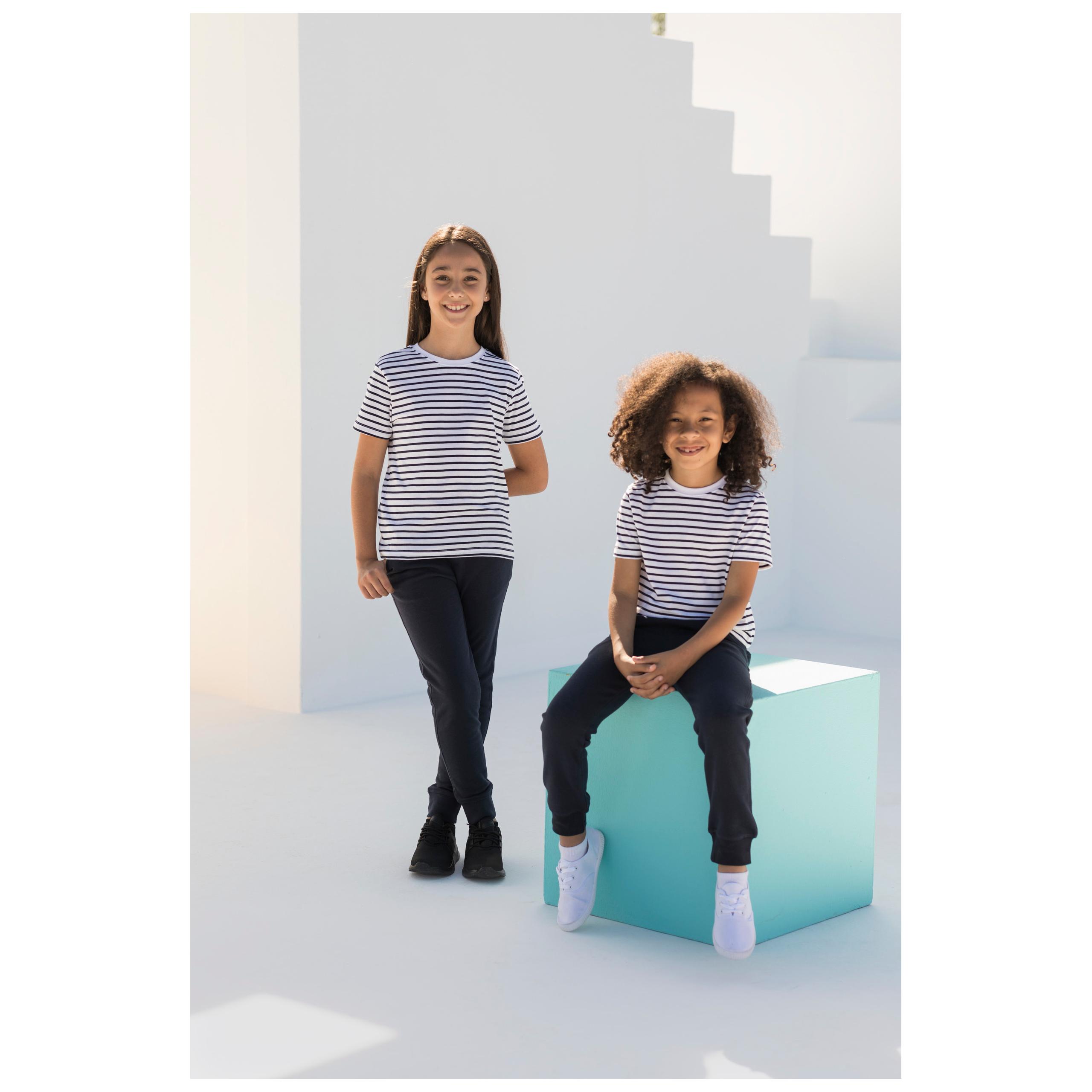 Skinni Fit - T-SHIRT RAYÉ ENFANT - White / Oxford Navy - 11/12 ans