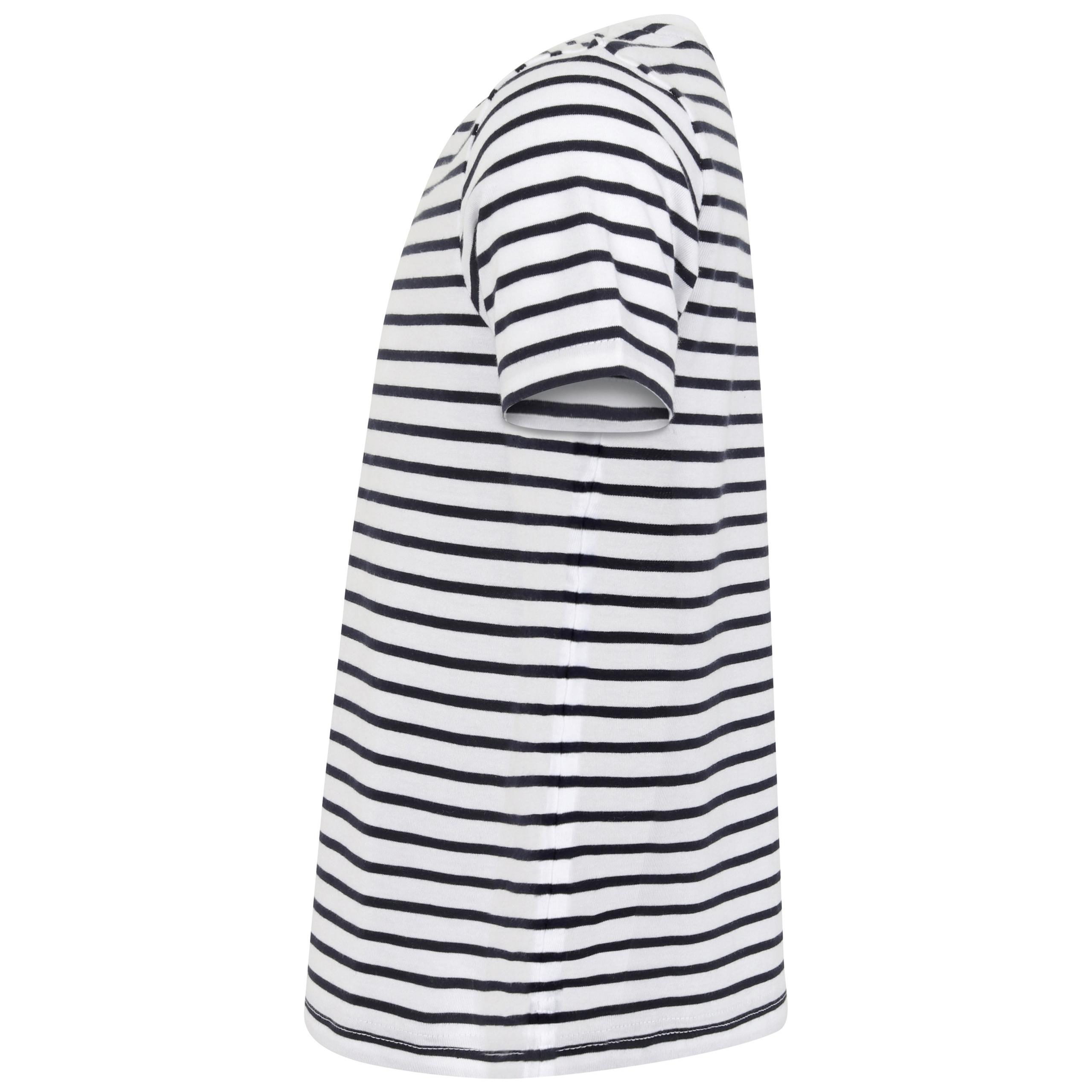 Skinni Fit - T-SHIRT RAYÉ ENFANT - White / Oxford Navy - 11/12 ans