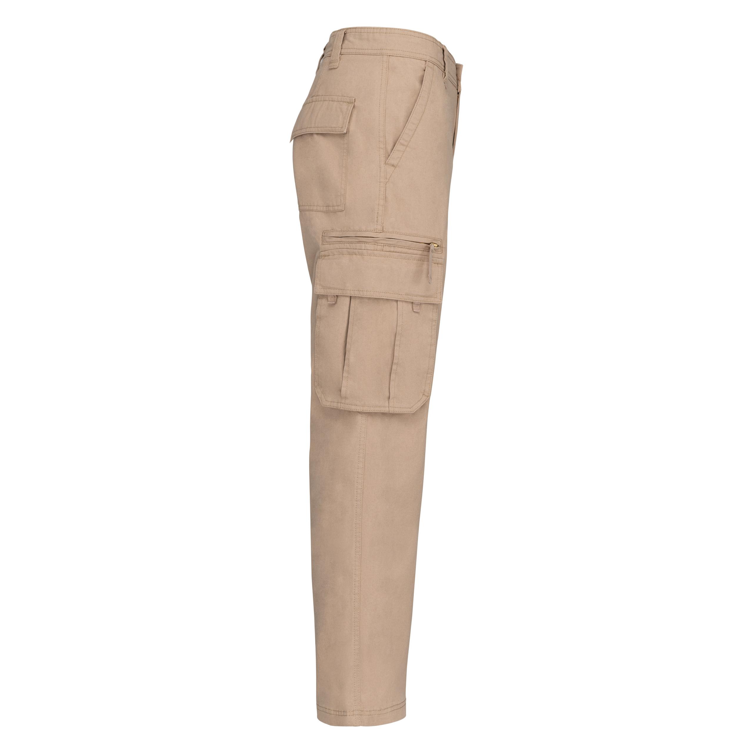 Kariban - Pantalon multipoches - Beige - 50 FR