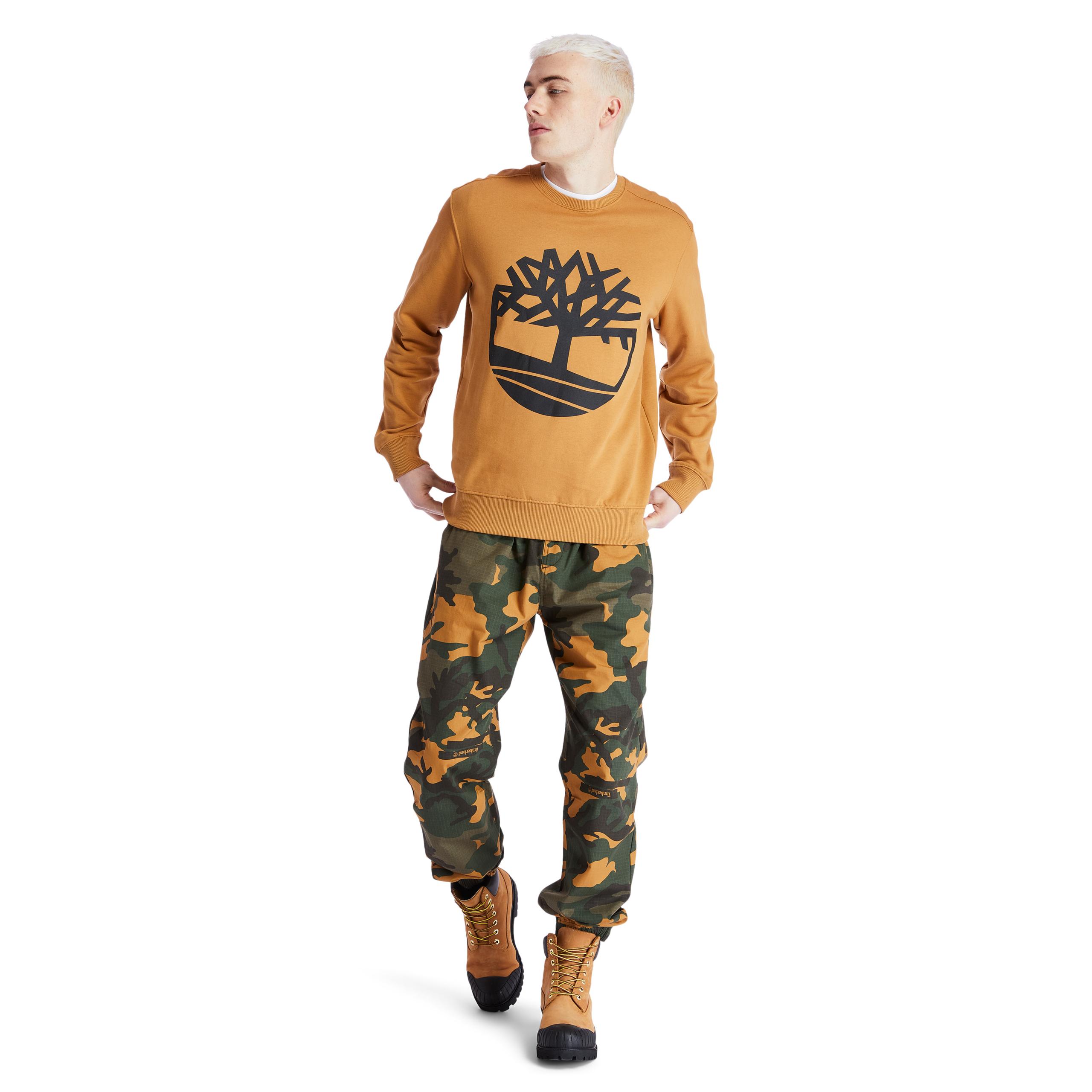 Timberland - Sweatshirt core tree col rond - Black / Wheat Boot - S