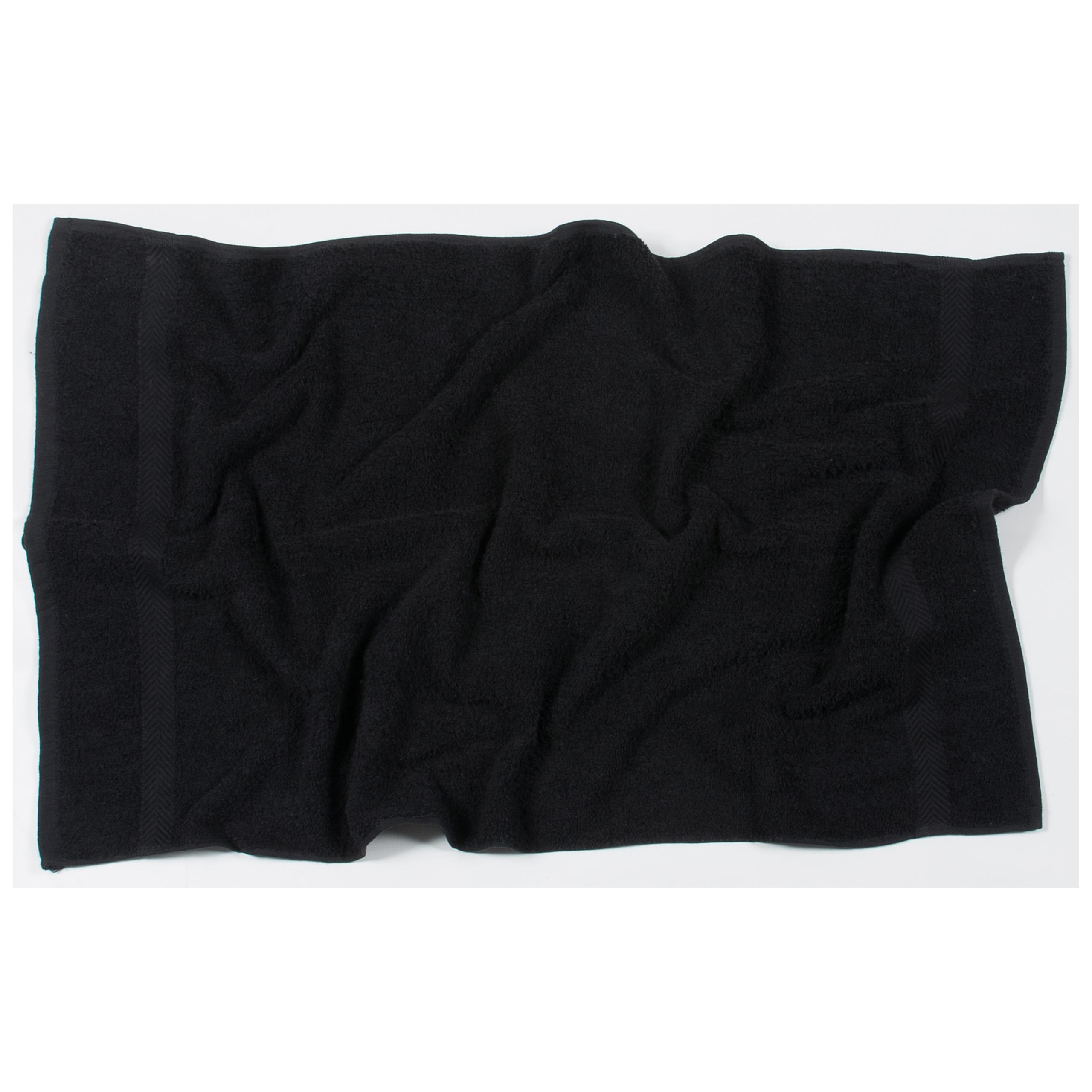 Towel City - SERVIETTE DE TOILETTE - Black - One Size