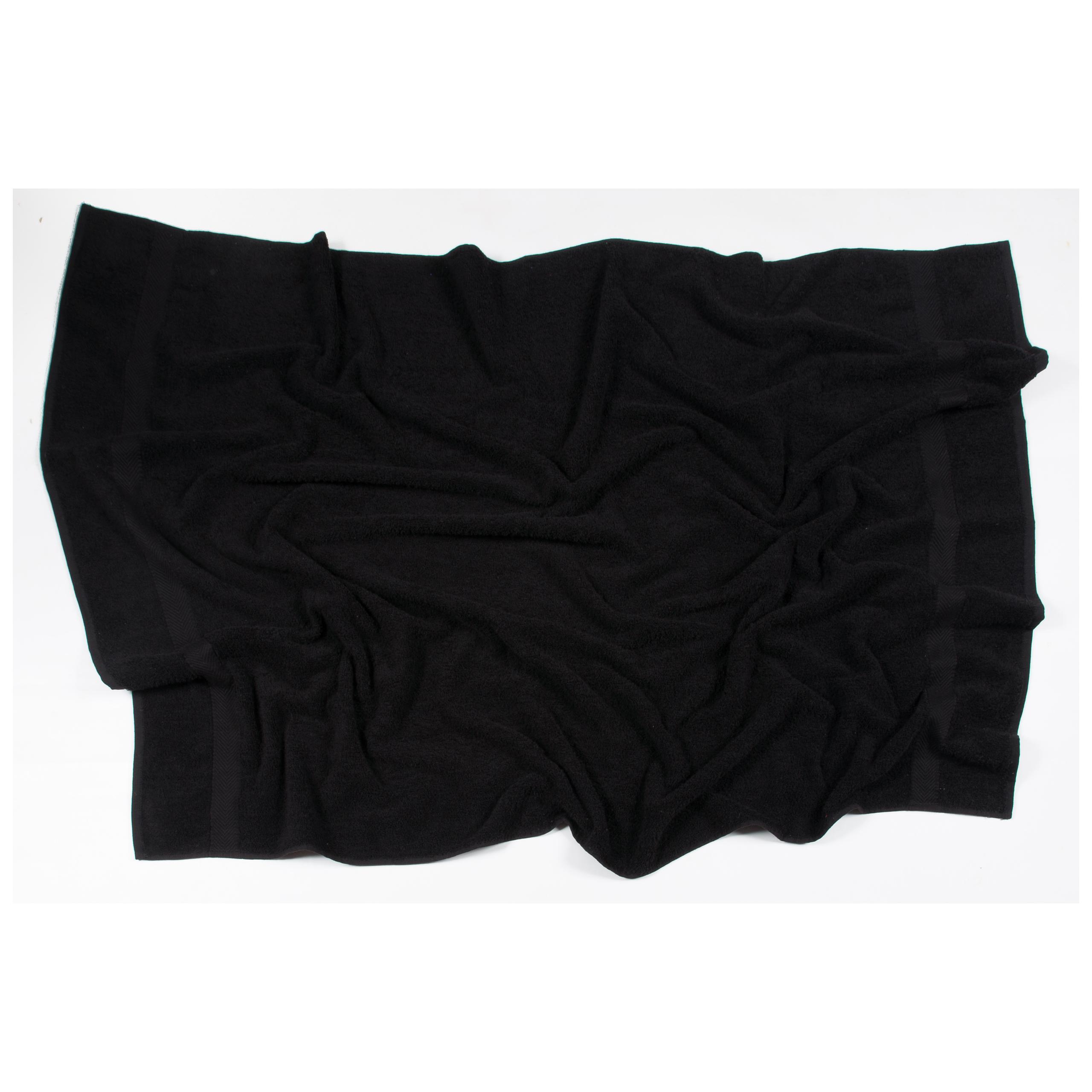 Towel City - DRAP DE BAIN - Black - One Size