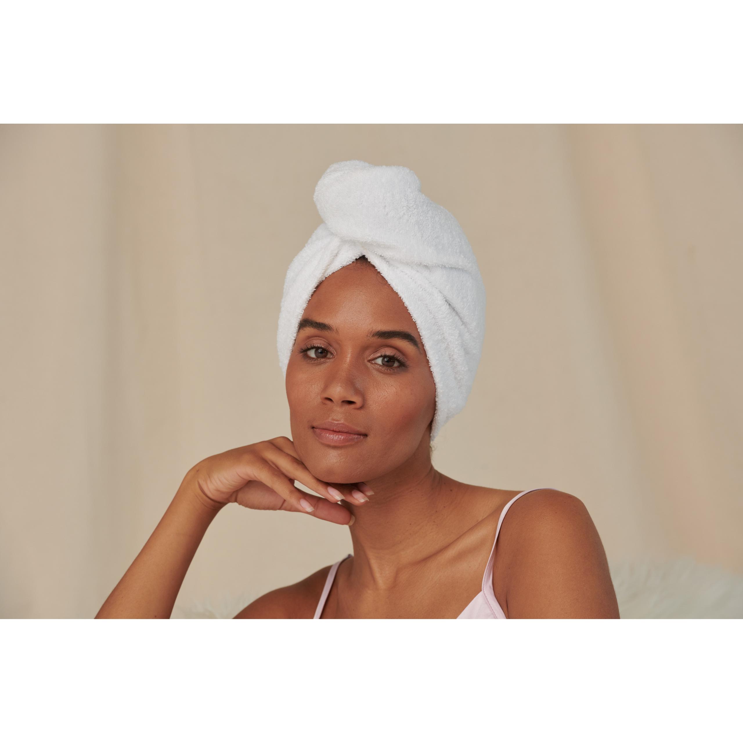 Towel City - Serviette pour les cheveux - White - One Size