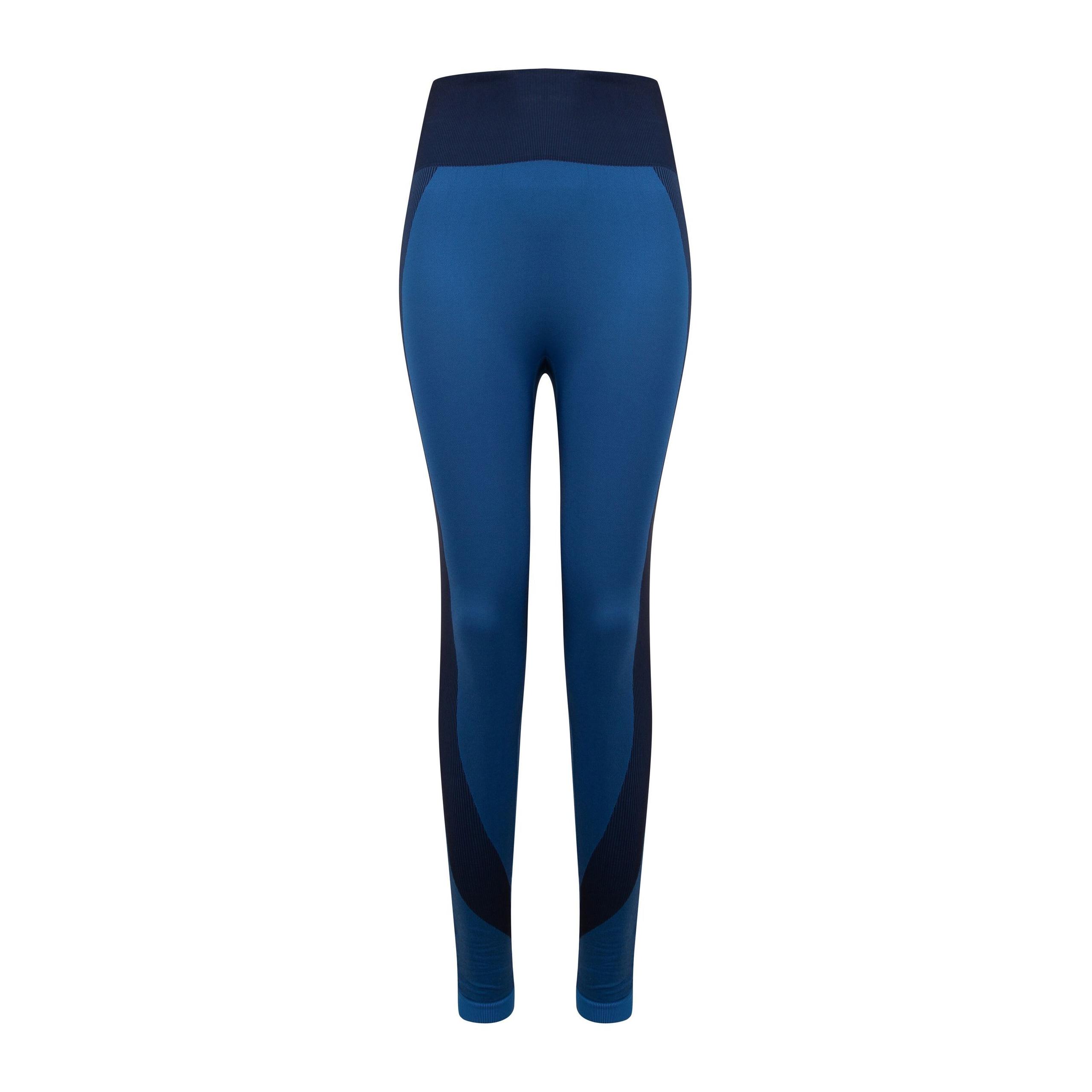 Tombo - Legging sans coutures - Bright Blue / Navy - XXS/XS