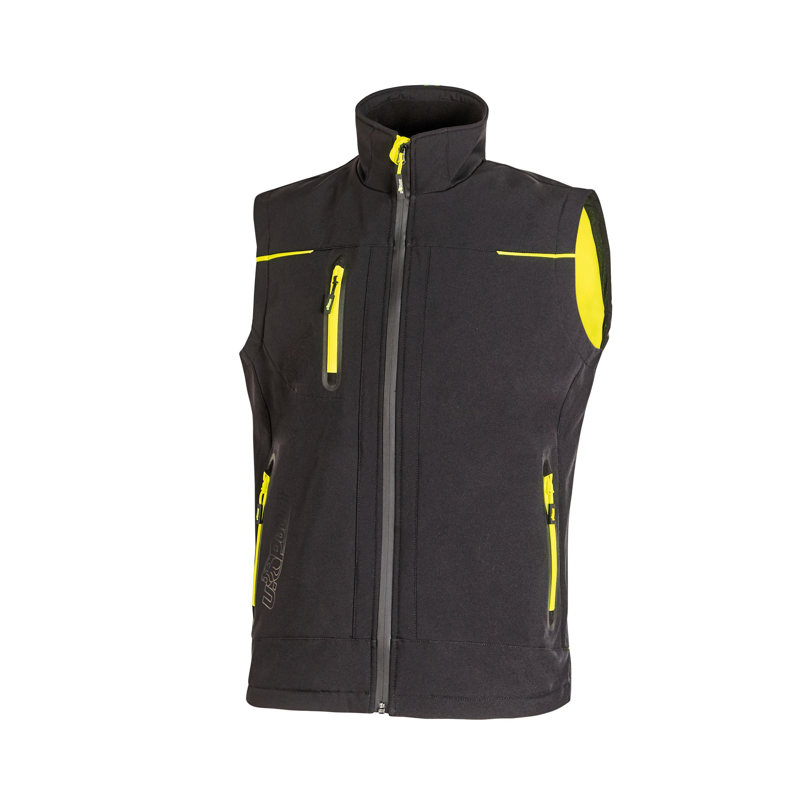 U-Power - Gilet softshell Universe femme - Black Carbon - XS