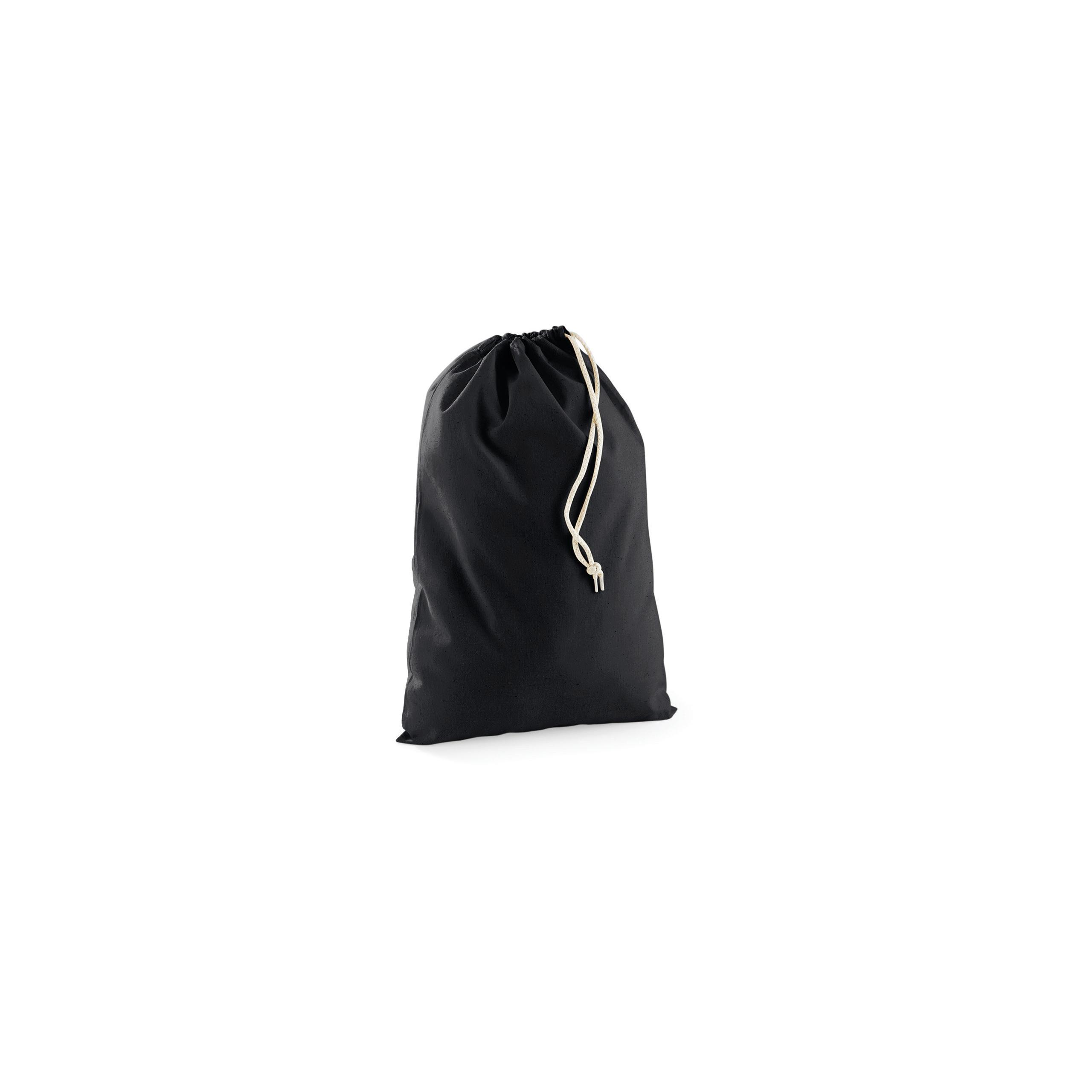 Westford Mill - Sac coton cordelettes - Black - M