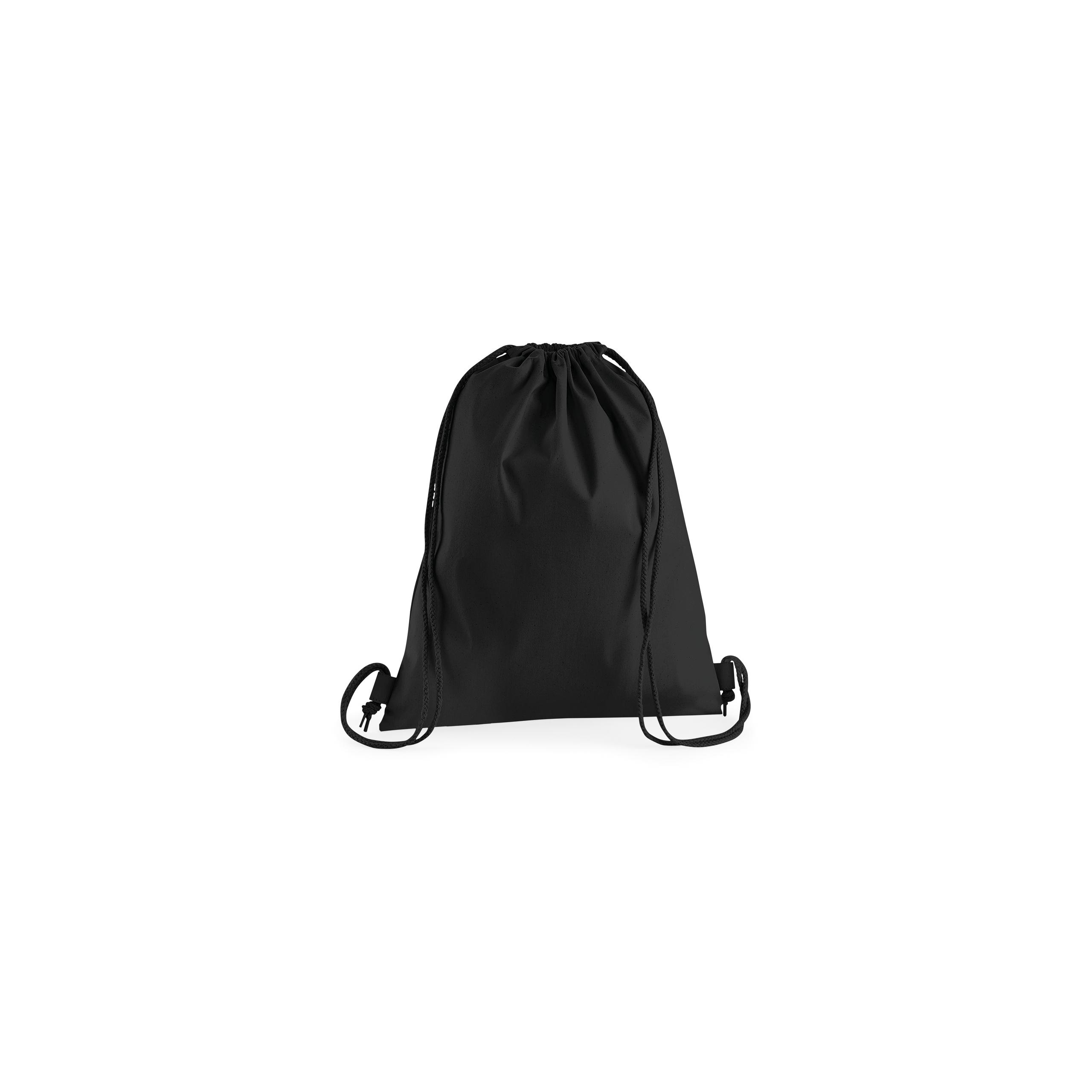 Westford Mill - Sac de gym en coton premium - Black - One Size