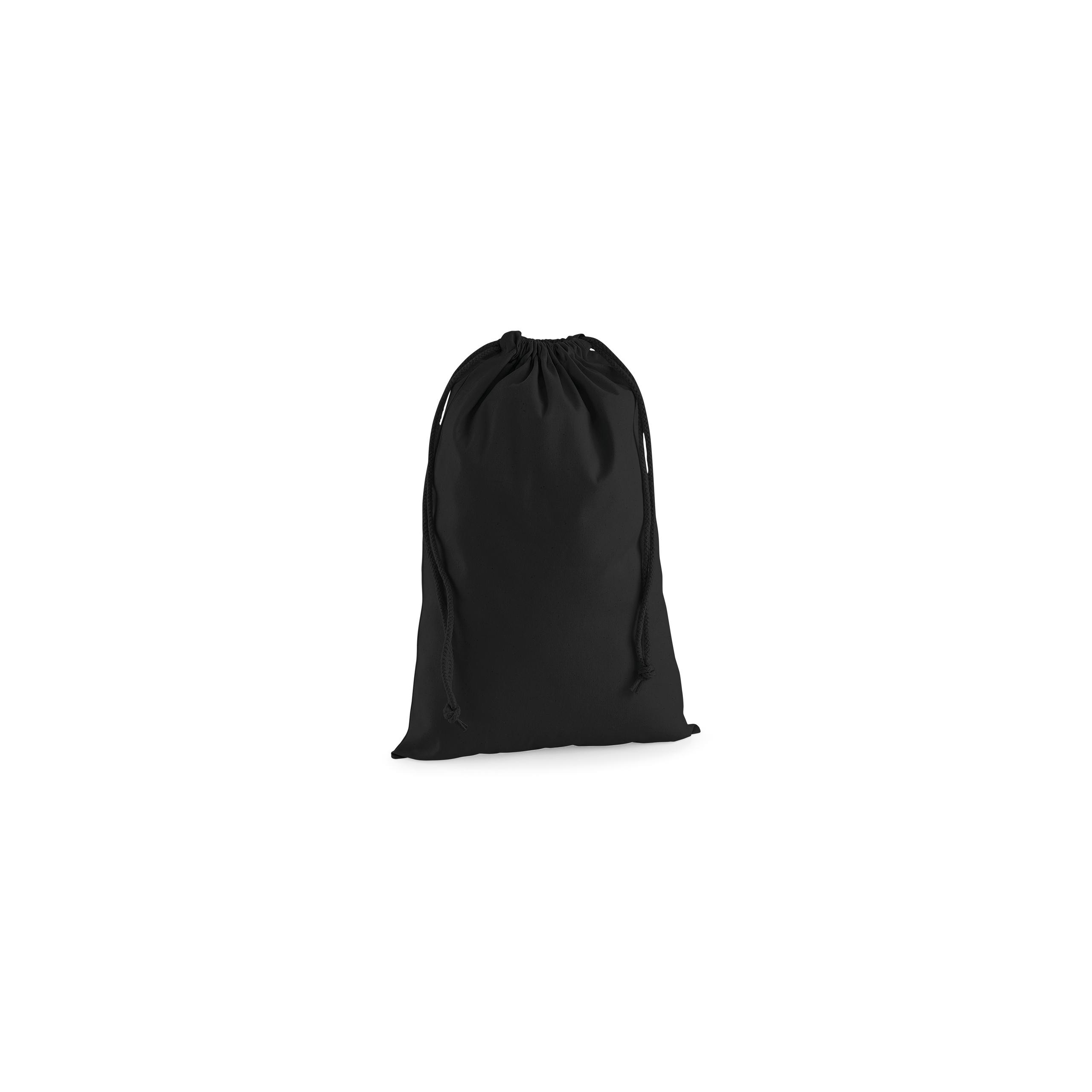 Westford Mill - Sac cordelette en coton premium - Black - L