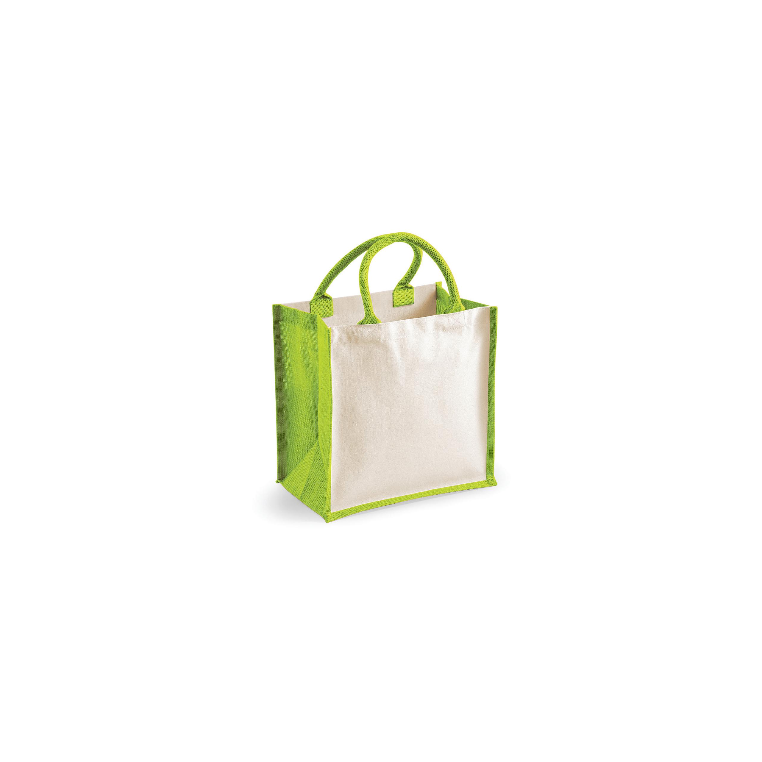 Westford Mill - Sac cabas en jute - Apple Green - One Size