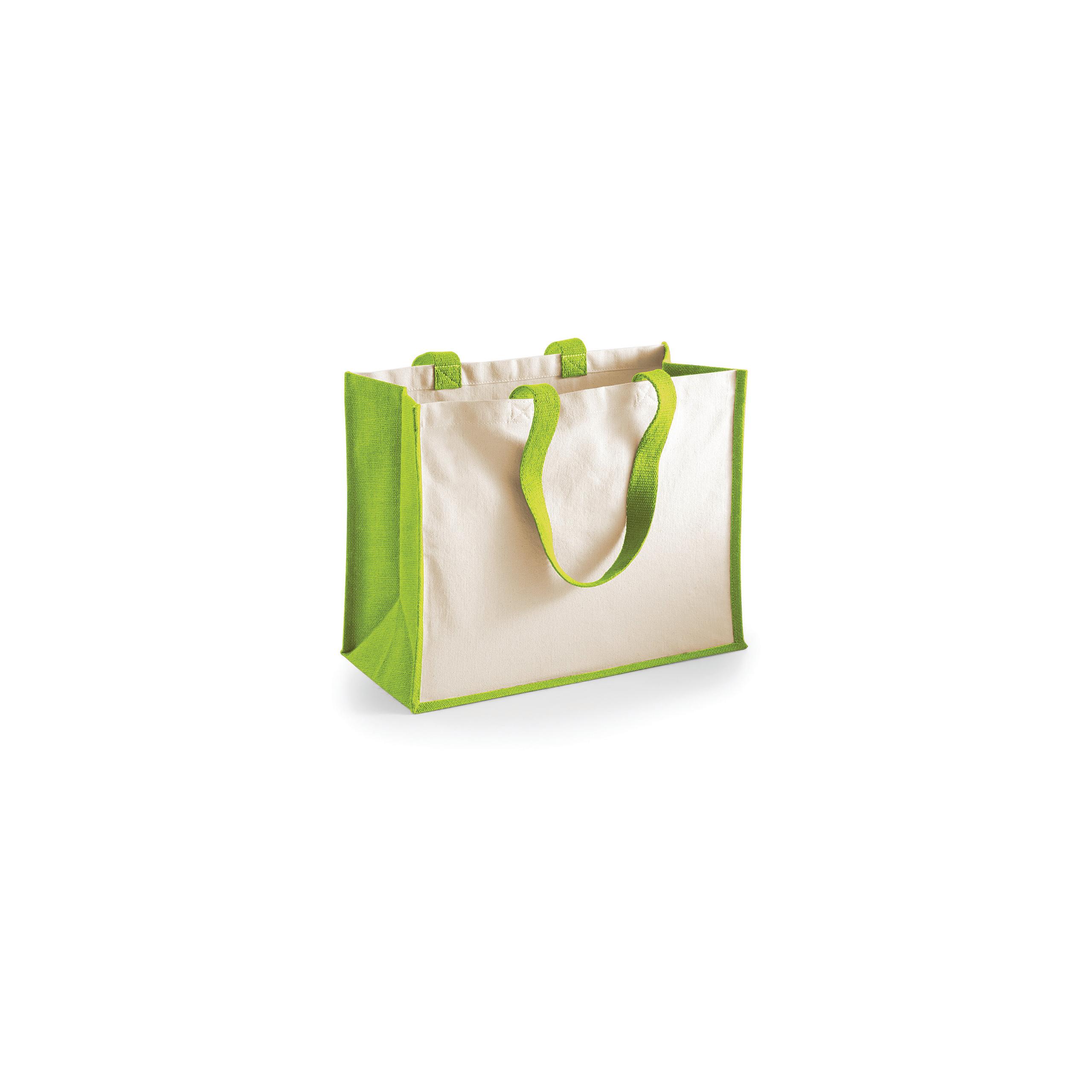 Westford Mill - Sac cabas classique en jute - Apple Green - One Size