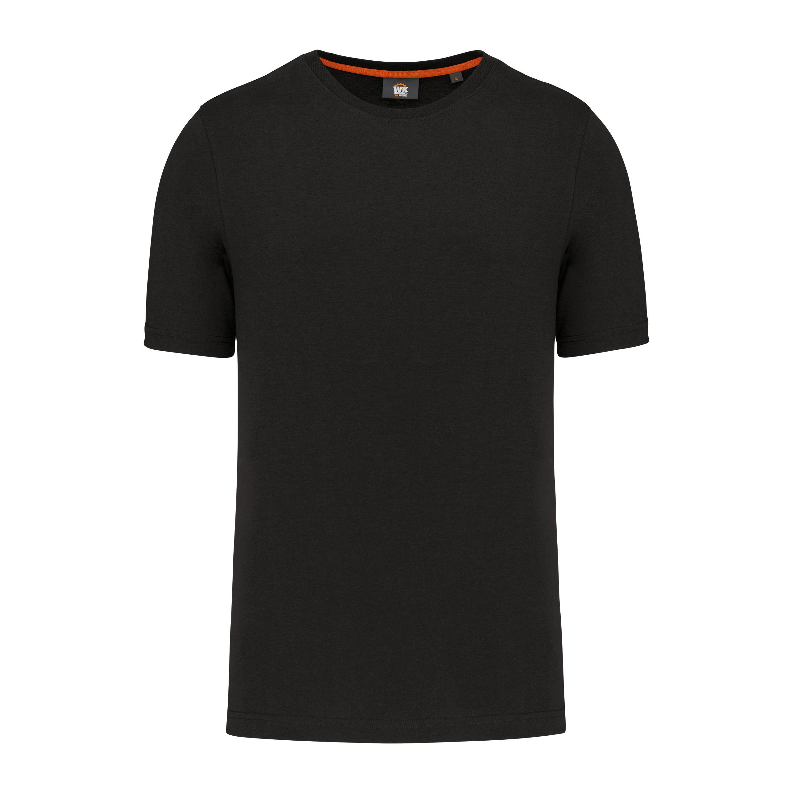 WK. Designed To Work - T-shirt col rond écoresponsable homme - Black - 3XL