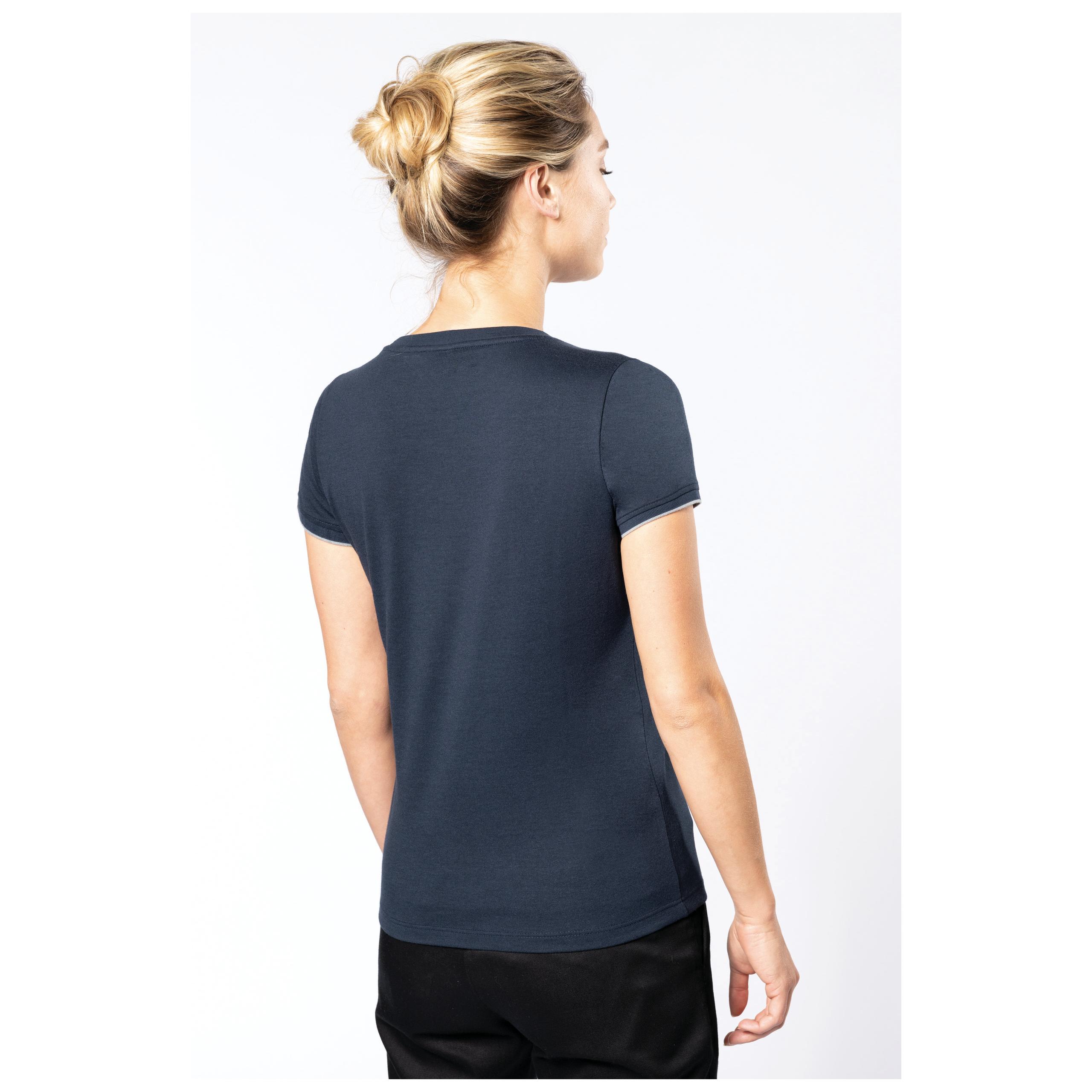 WK. Designed To Work - T-shirt DayToDay manches courtes femme - Black / Kelly Green - XS