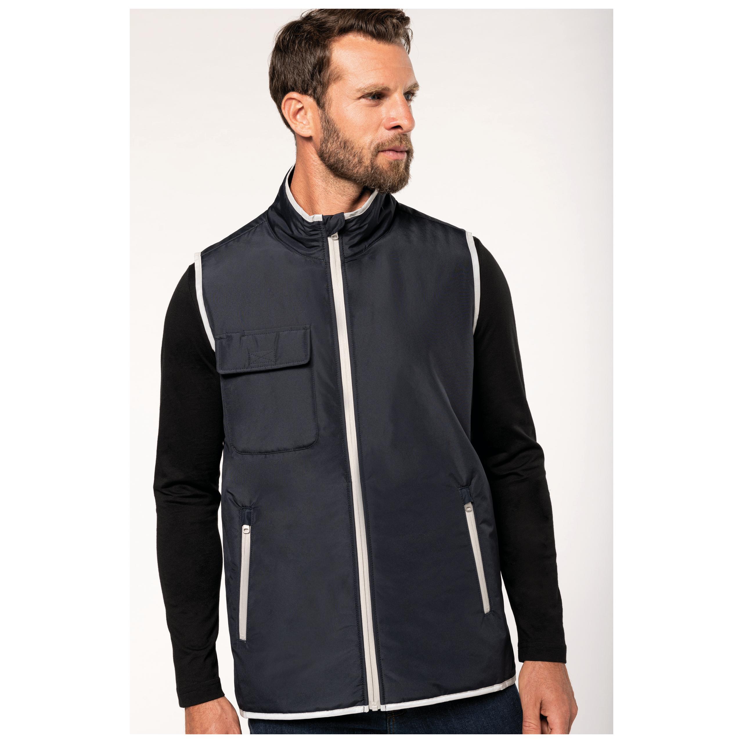 WK. Designed To Work - Bodywarmer thermique 4 couches unisexe - Navy - 3XL