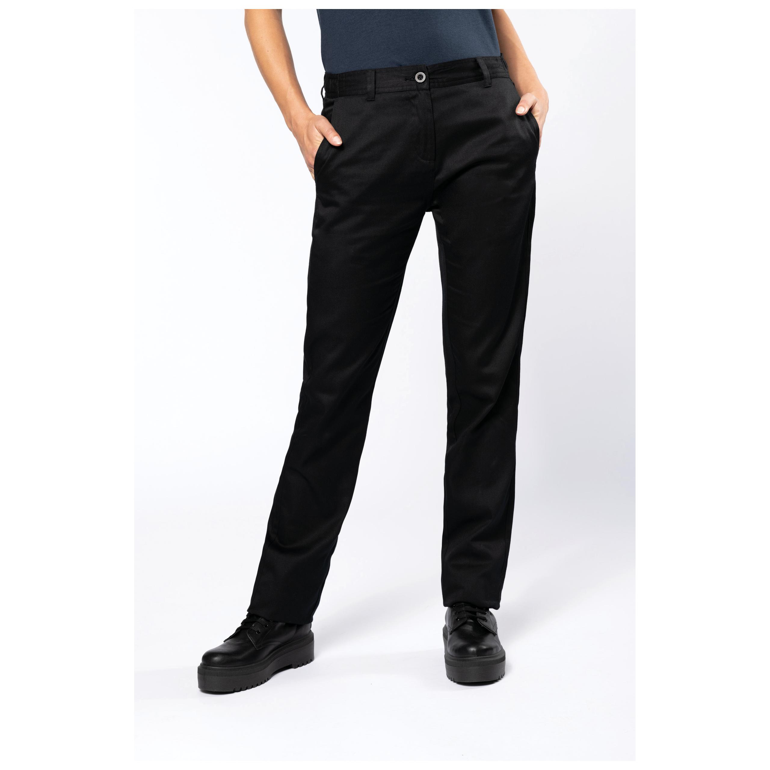 WK. Designed To Work - Pantalon DayToDay femme - Black - XS