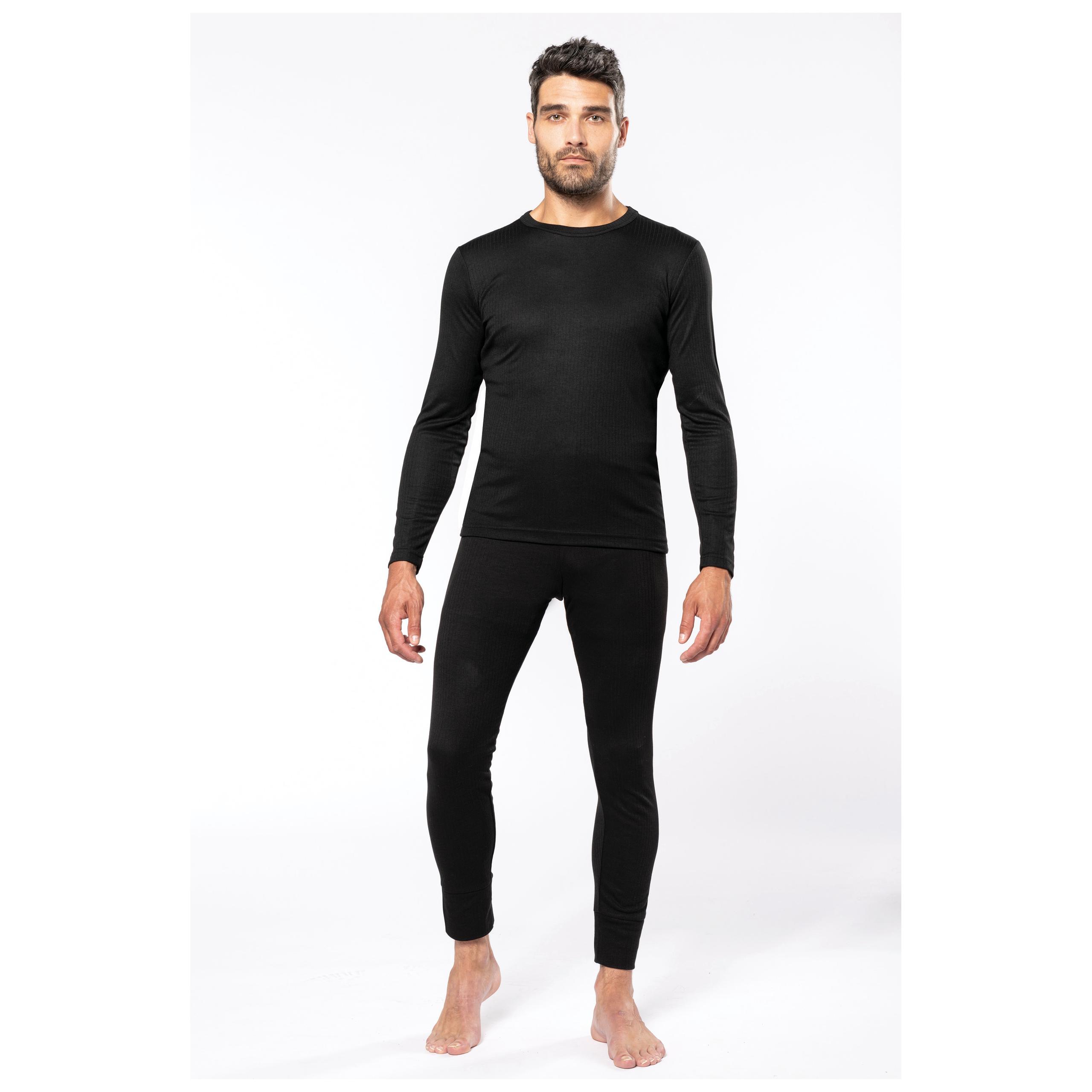 WK. Designed To Work - Maillot de corps manches longues unisexe - Black - S