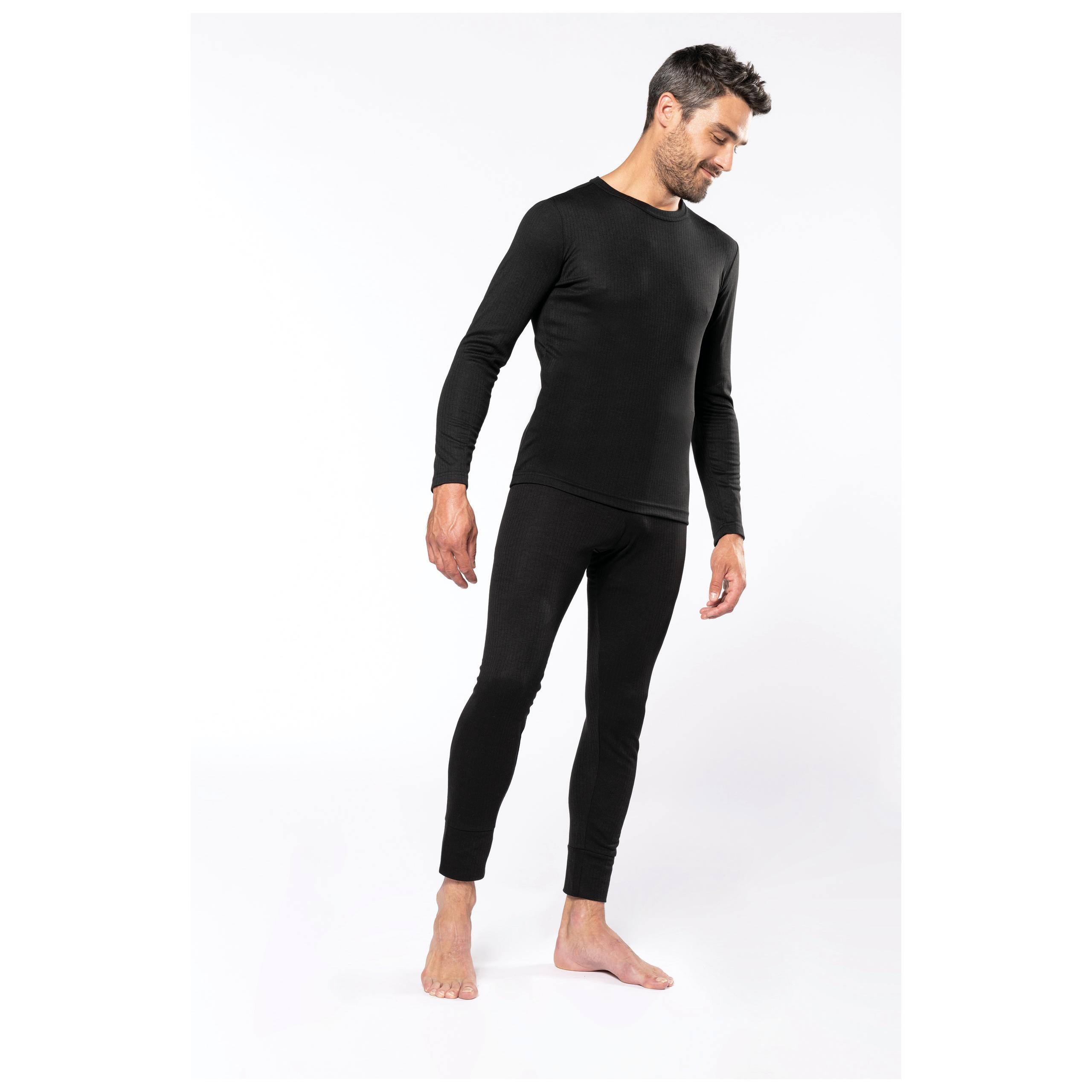 WK. Designed To Work - Maillot de corps manches longues unisexe - Black - S