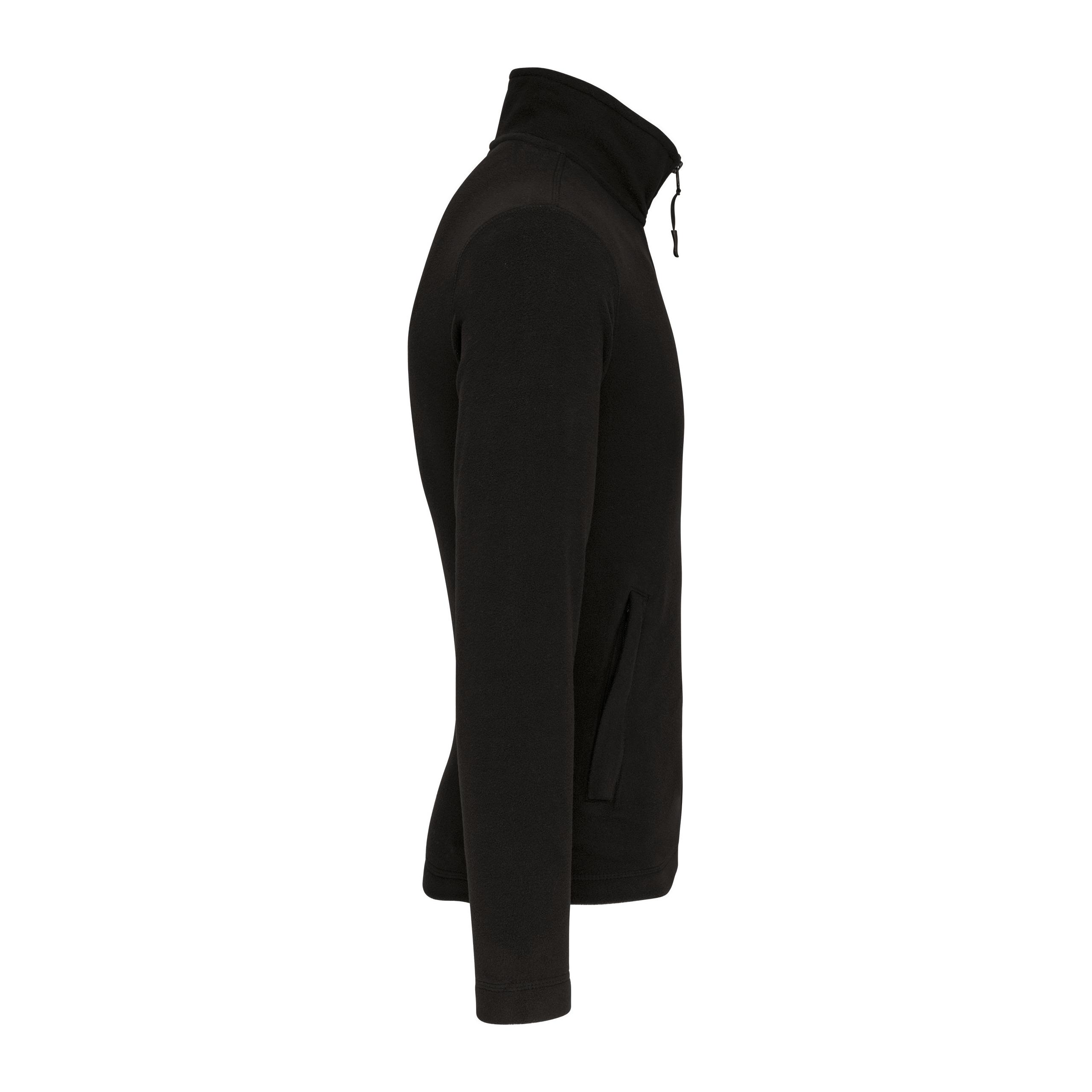 WK. Designed To Work - Veste micropolaire zippée unisexe - Black - S