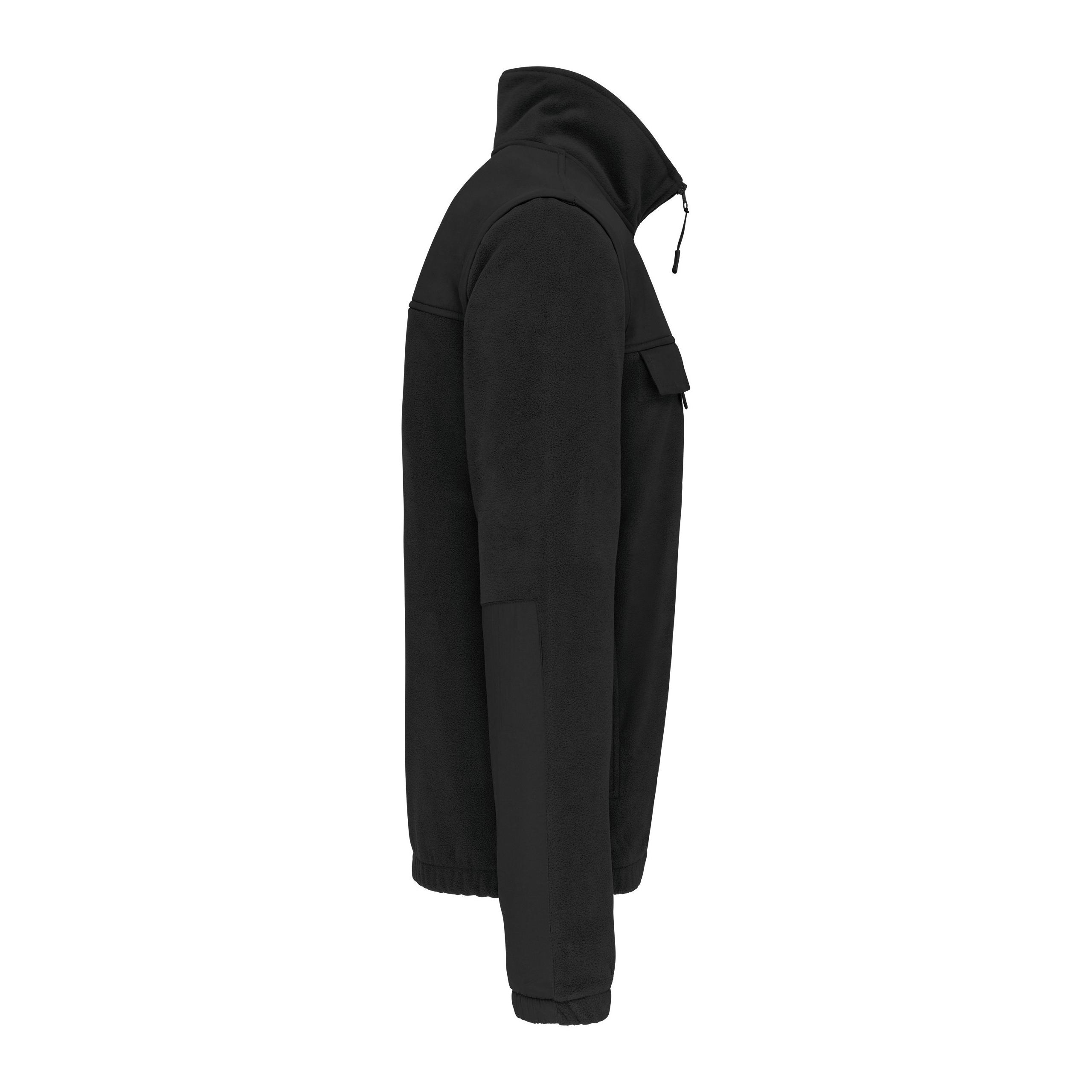 WK. Designed To Work - Veste polaire manches amovibles - Black - S